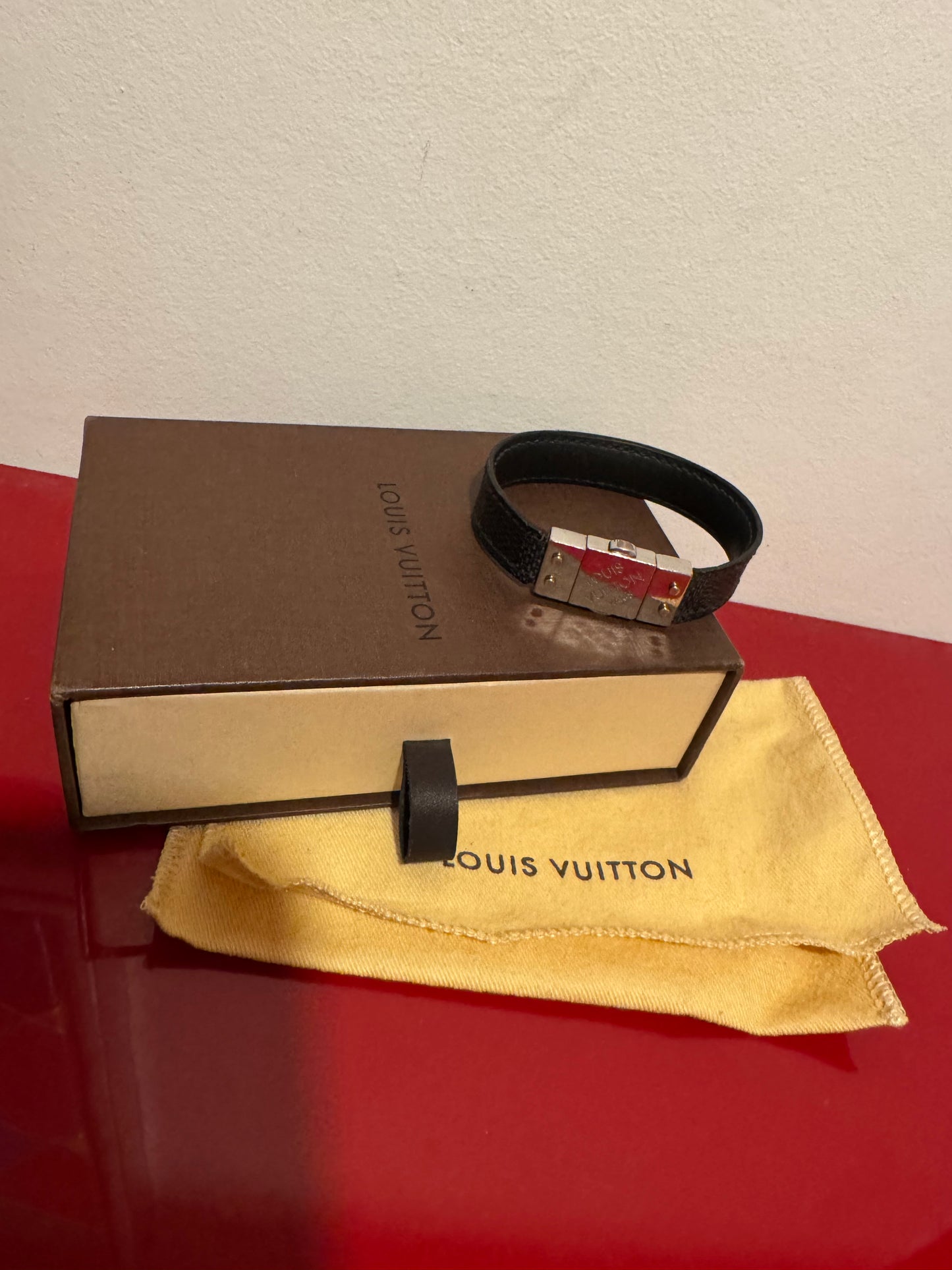 Louis Vuitton Damier Graphite Reversible Bracelet