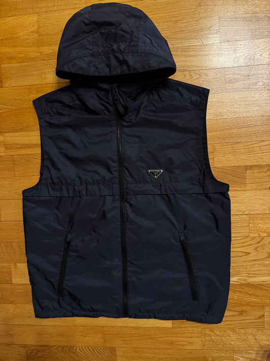 Prada Nylon Hooded Vest