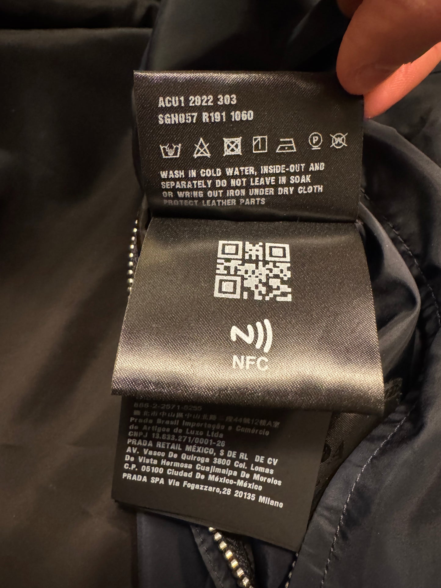 Prada Nylon Windbreaker