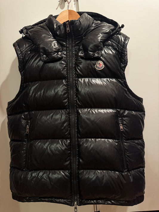 Moncler Lacet Hooded Down Vest