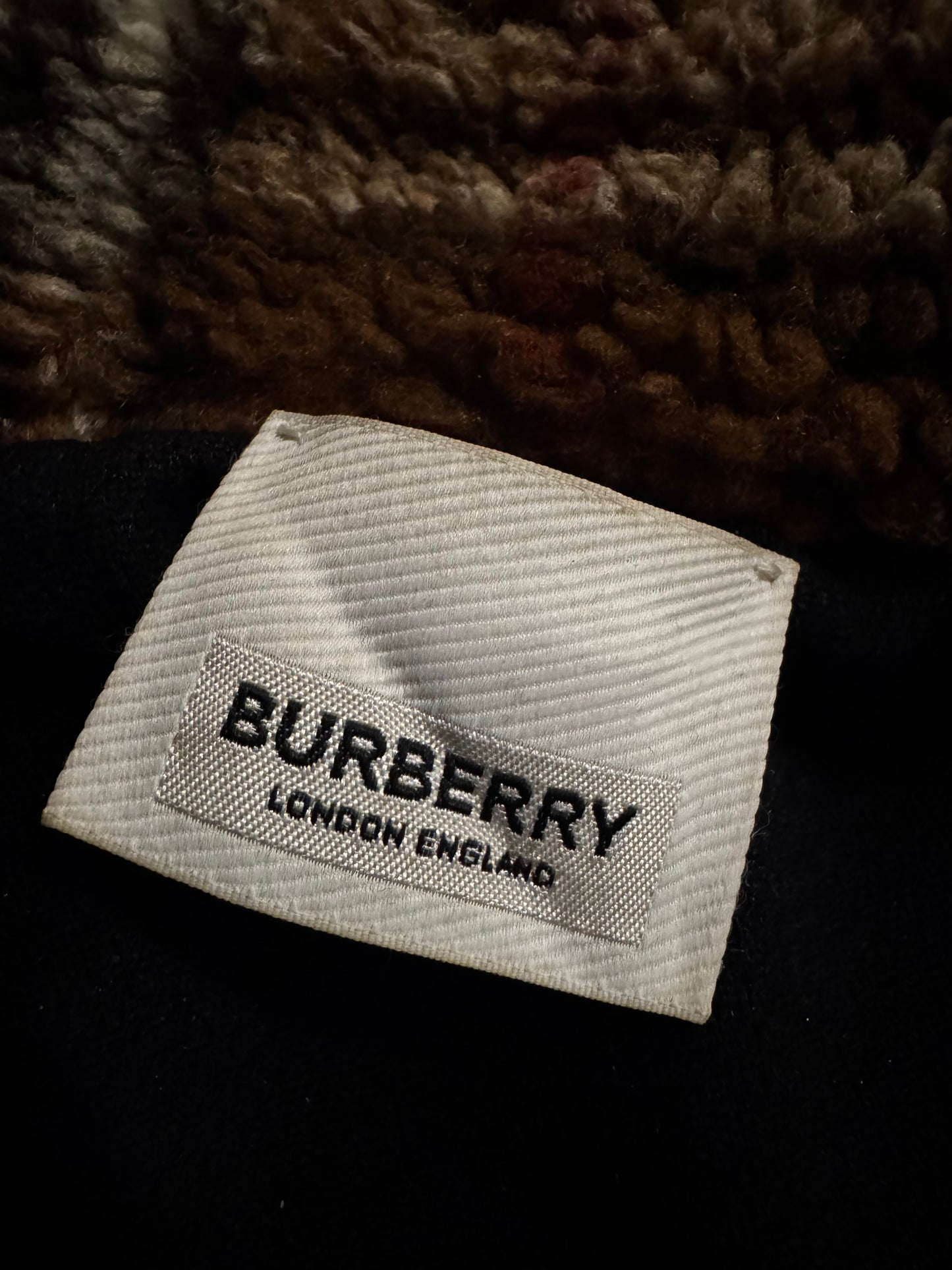 Burberry Check Panel Fleece Jacket