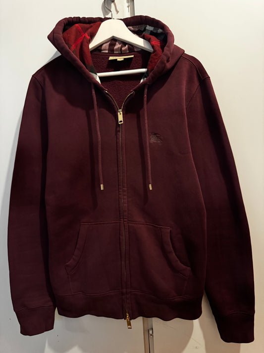 Burberry Check Zip Hoodie