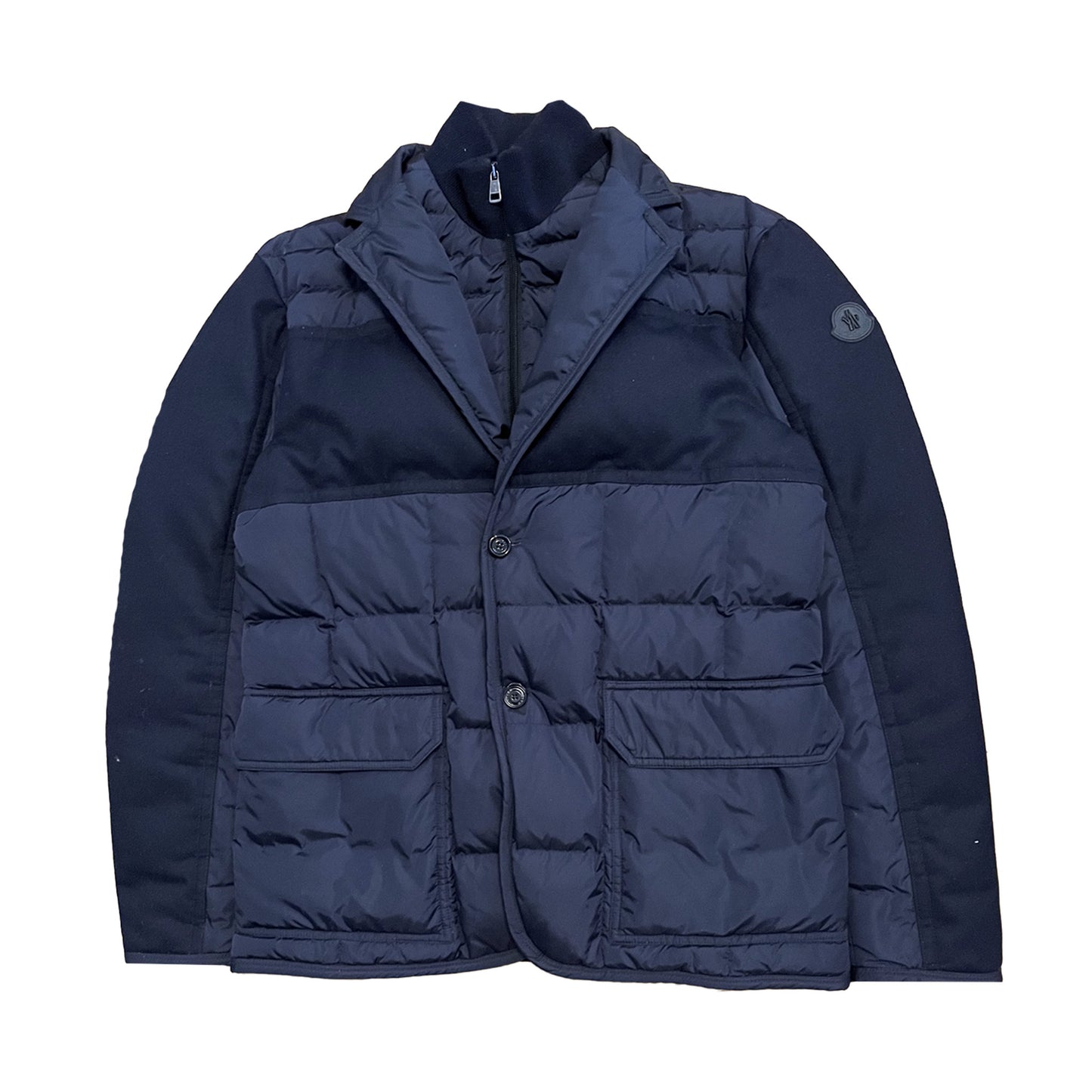 Moncler Down Navy Blazer