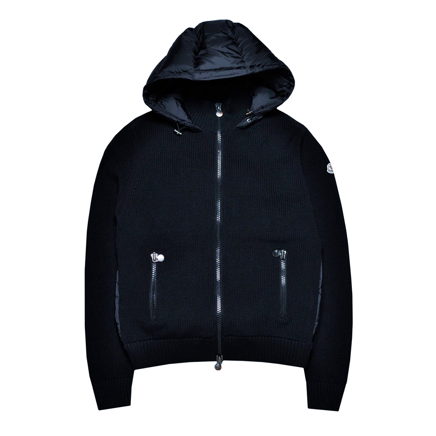 Moncler Hooded Down Cardigan