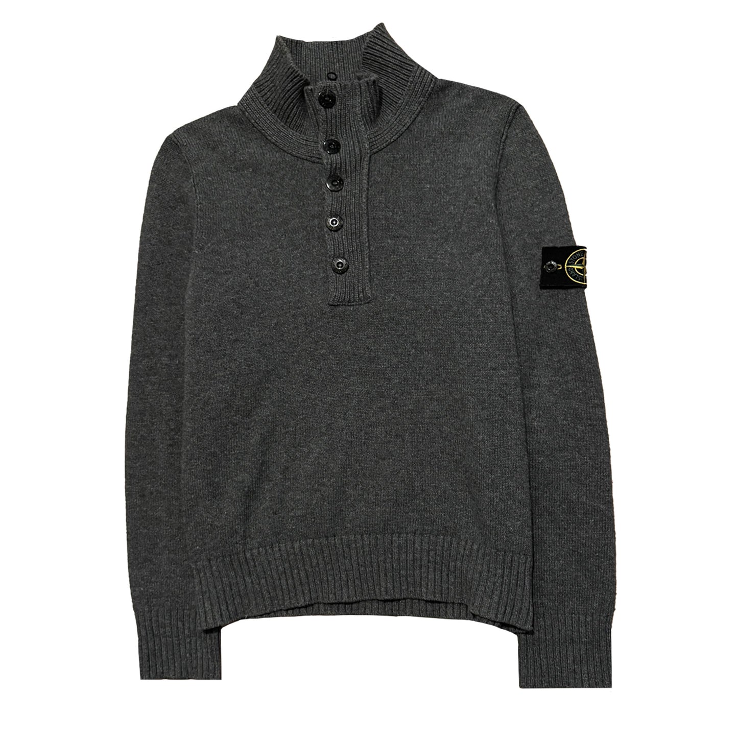 Stone Island Zip And Button Sweater