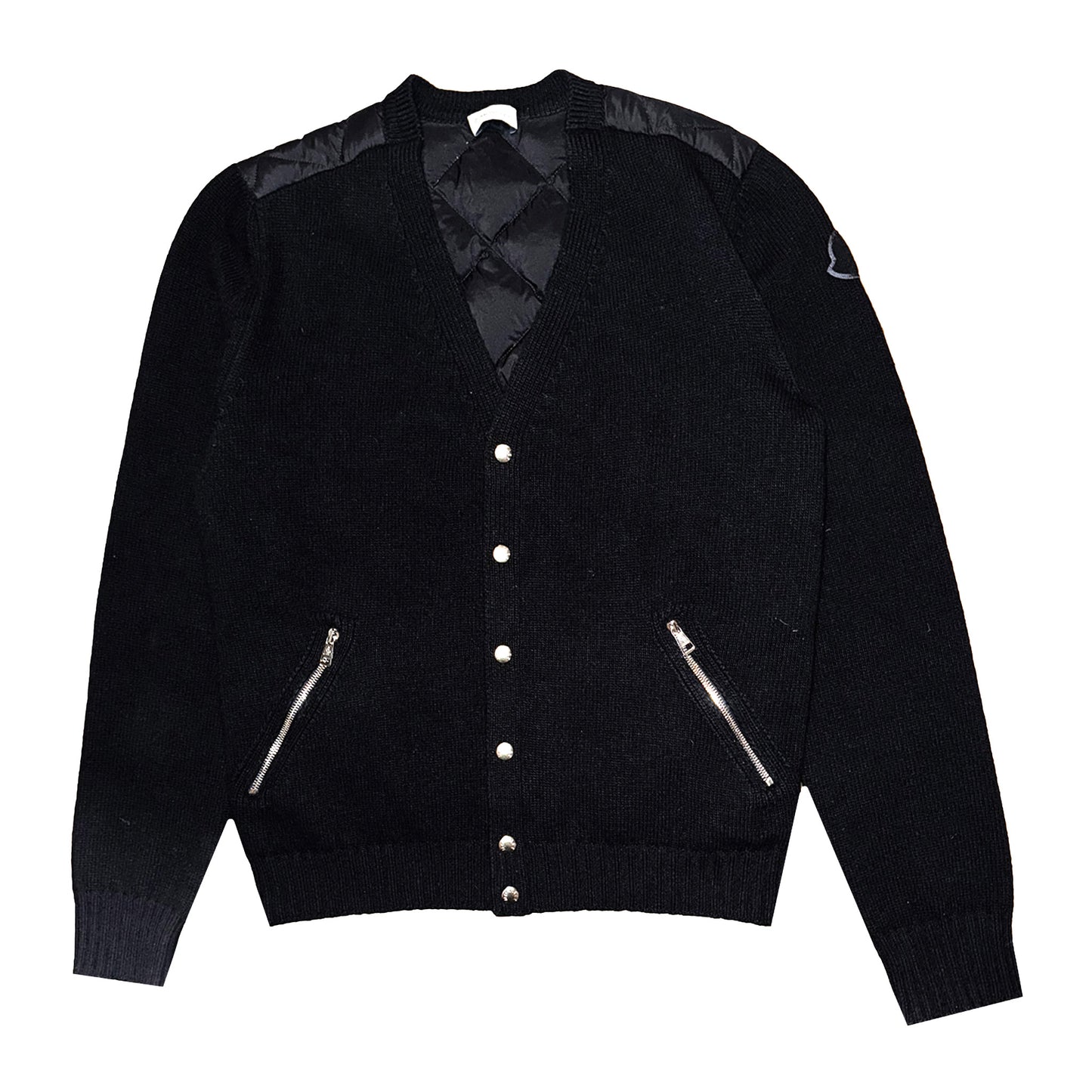 Moncler Black Label Down Cardigan
