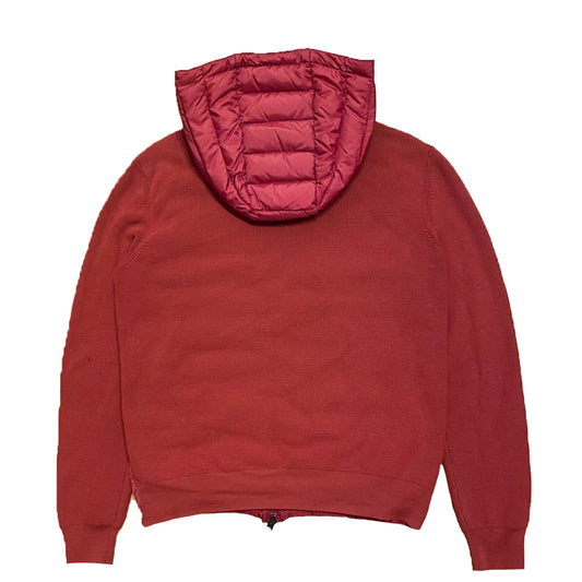 Moncler Hooded Down Cardigan