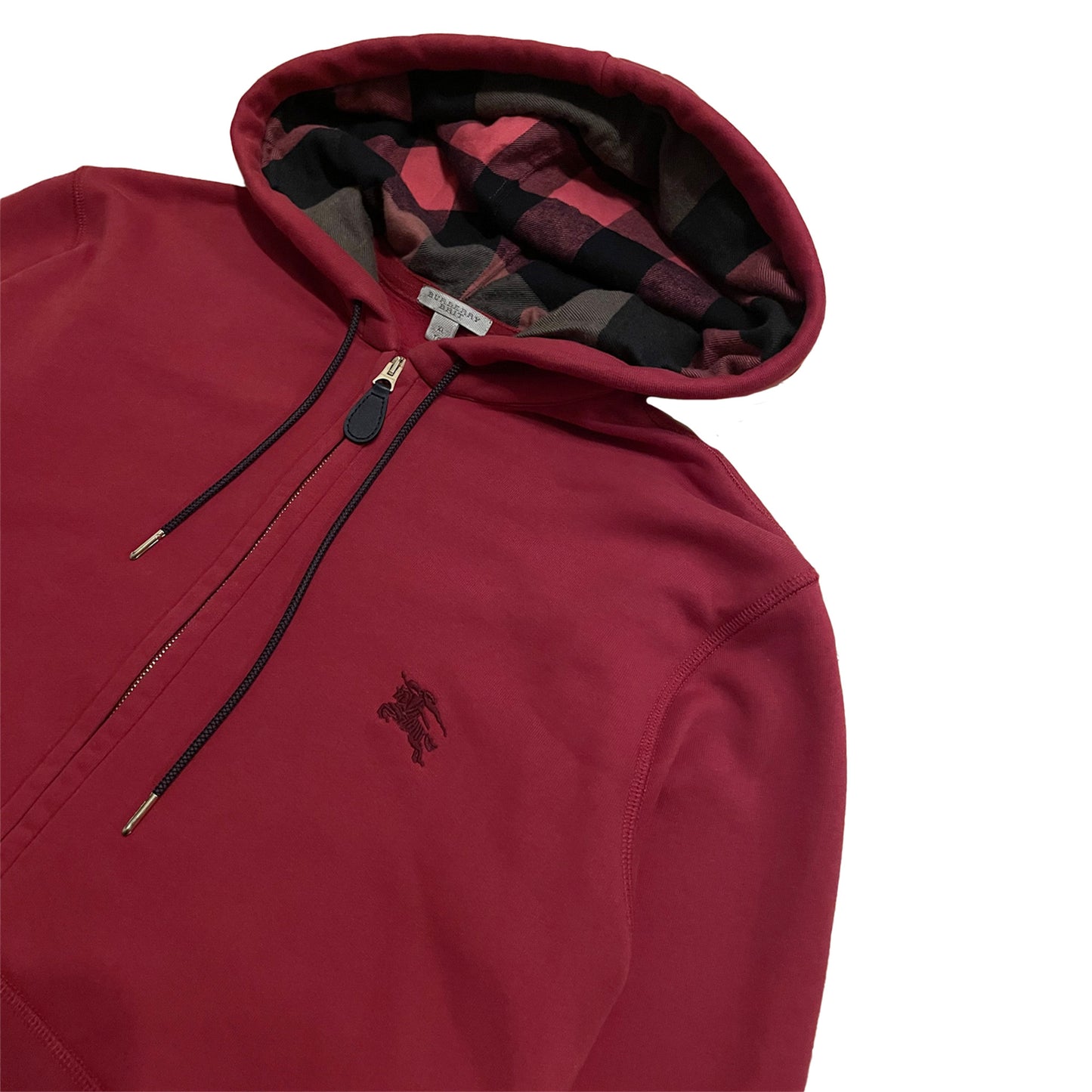 Burberry Check Zip Hoodie