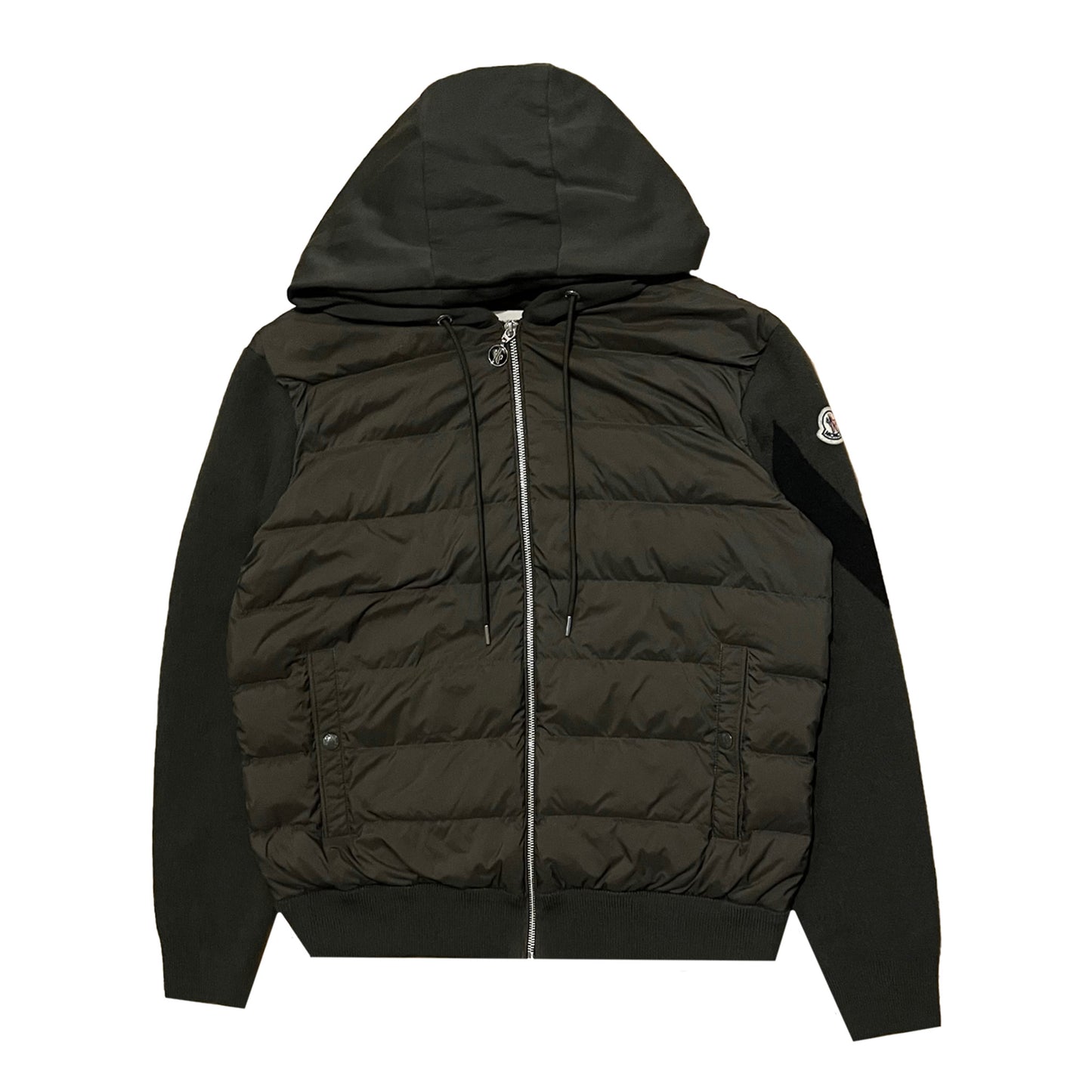 Moncler Hooded Down Cardigan