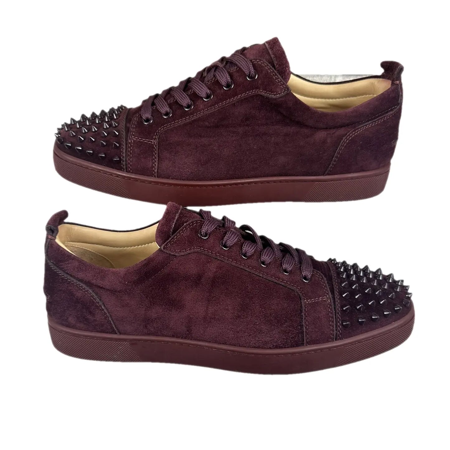 Christian Louboutin Junior Spike Suede Sneaker