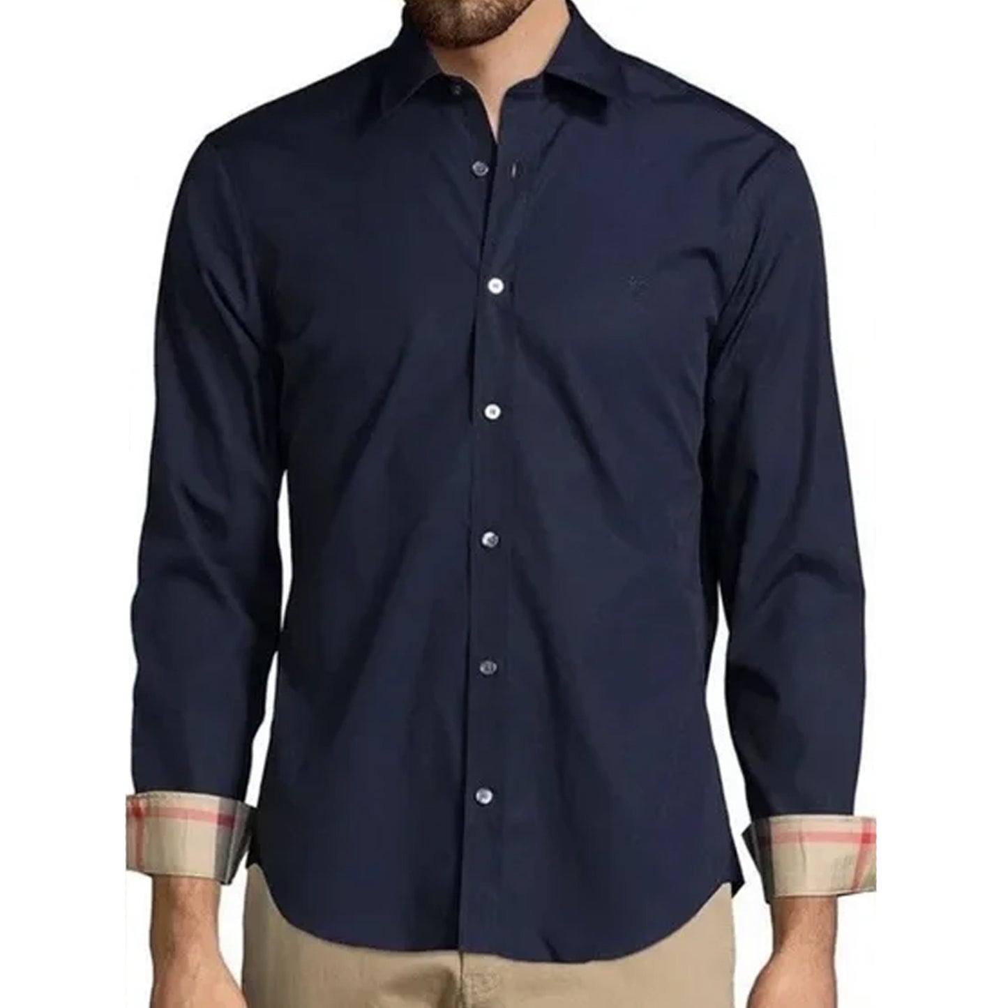 Burberry Embroidered Logo Shirt