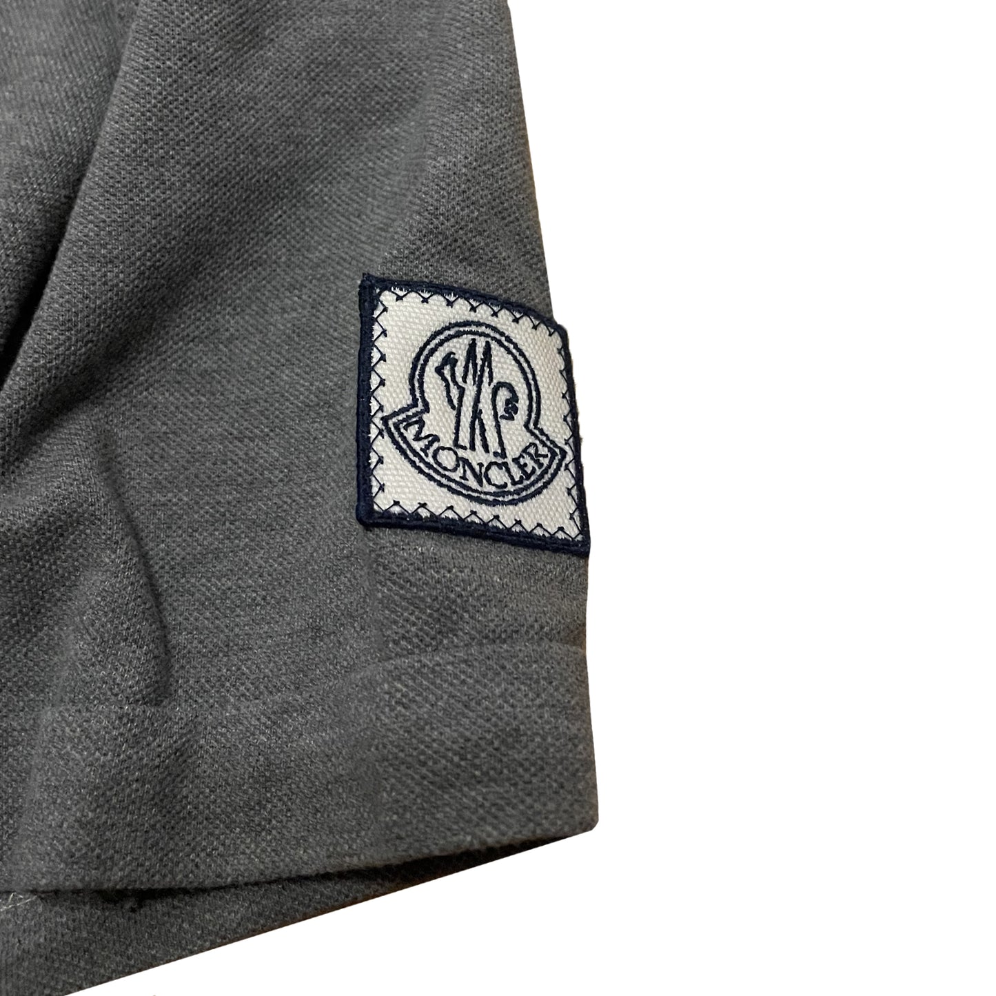 Moncler Gamme Bleu Piqué Polo Shirt