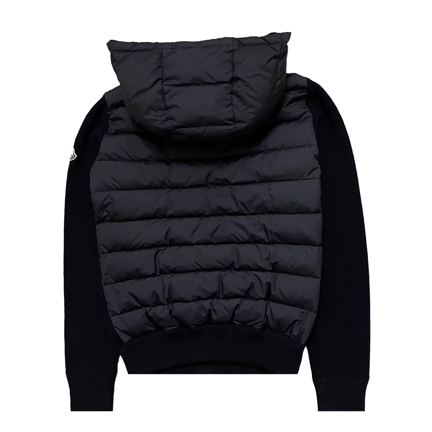 Moncler Hooded Down Cardigan