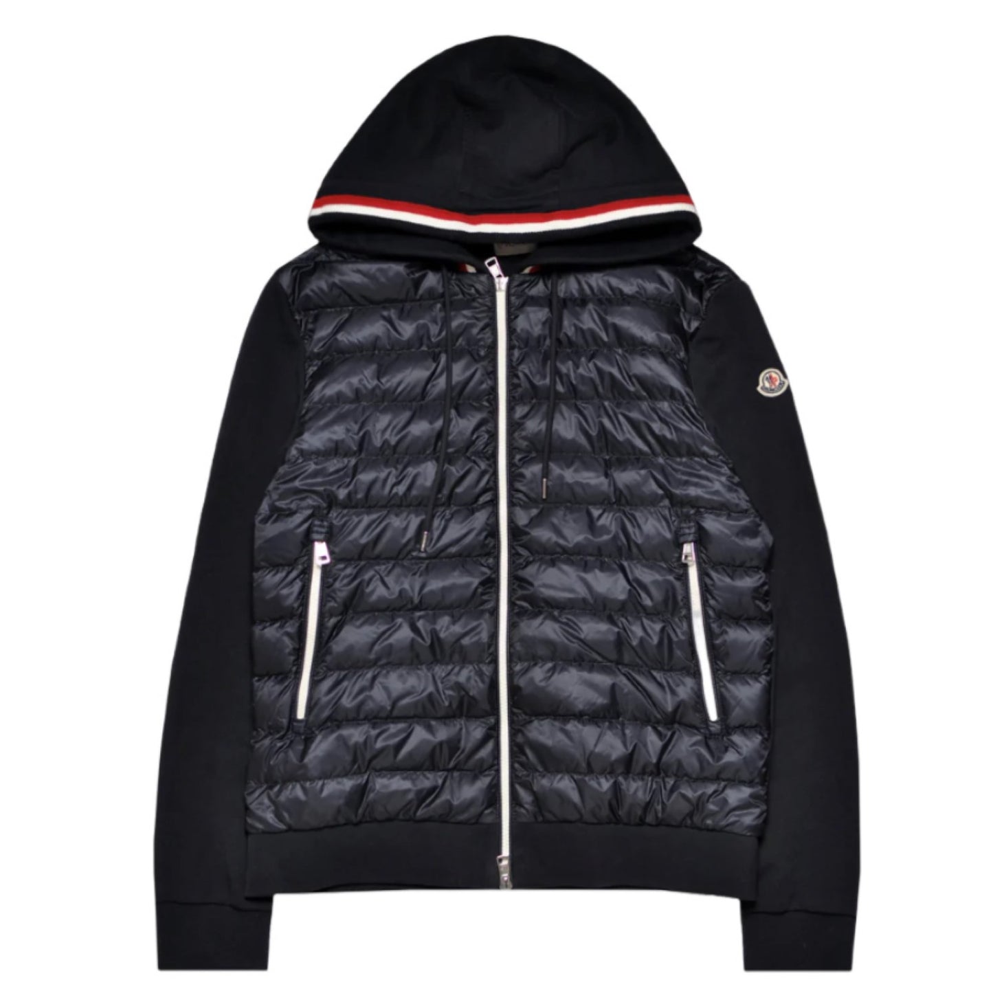 Hooded Moncler Down Cardigan