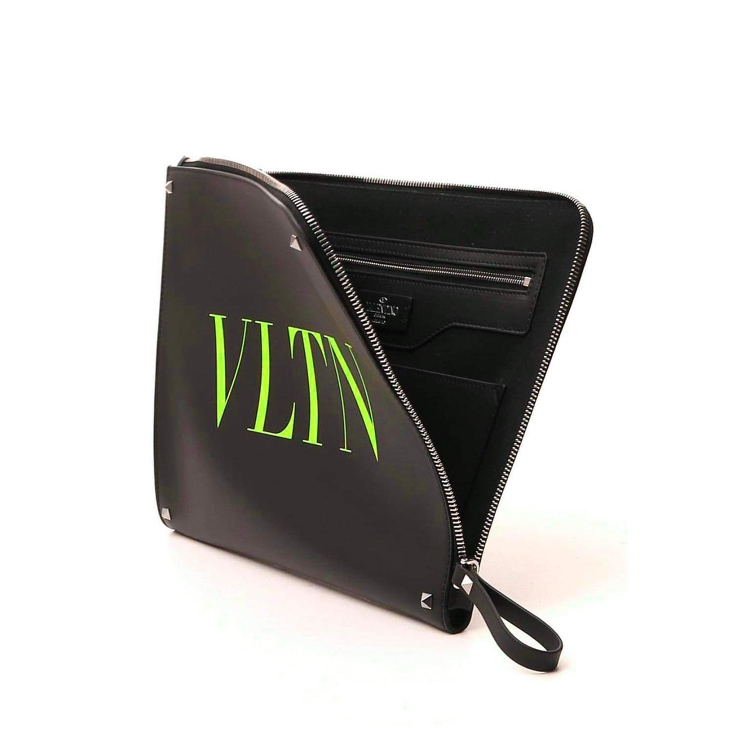 Valentino VLTN Leather Clutch