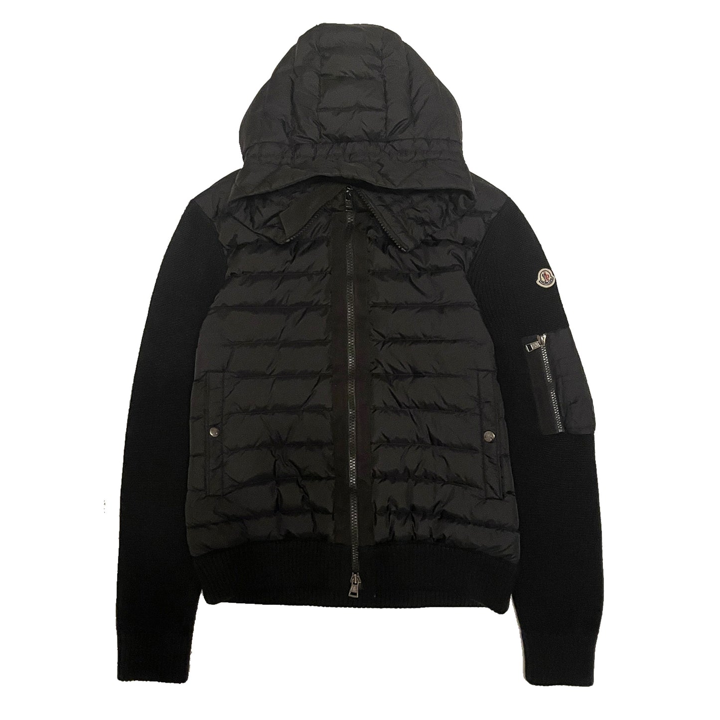 Moncler Down Hooded Cardigan