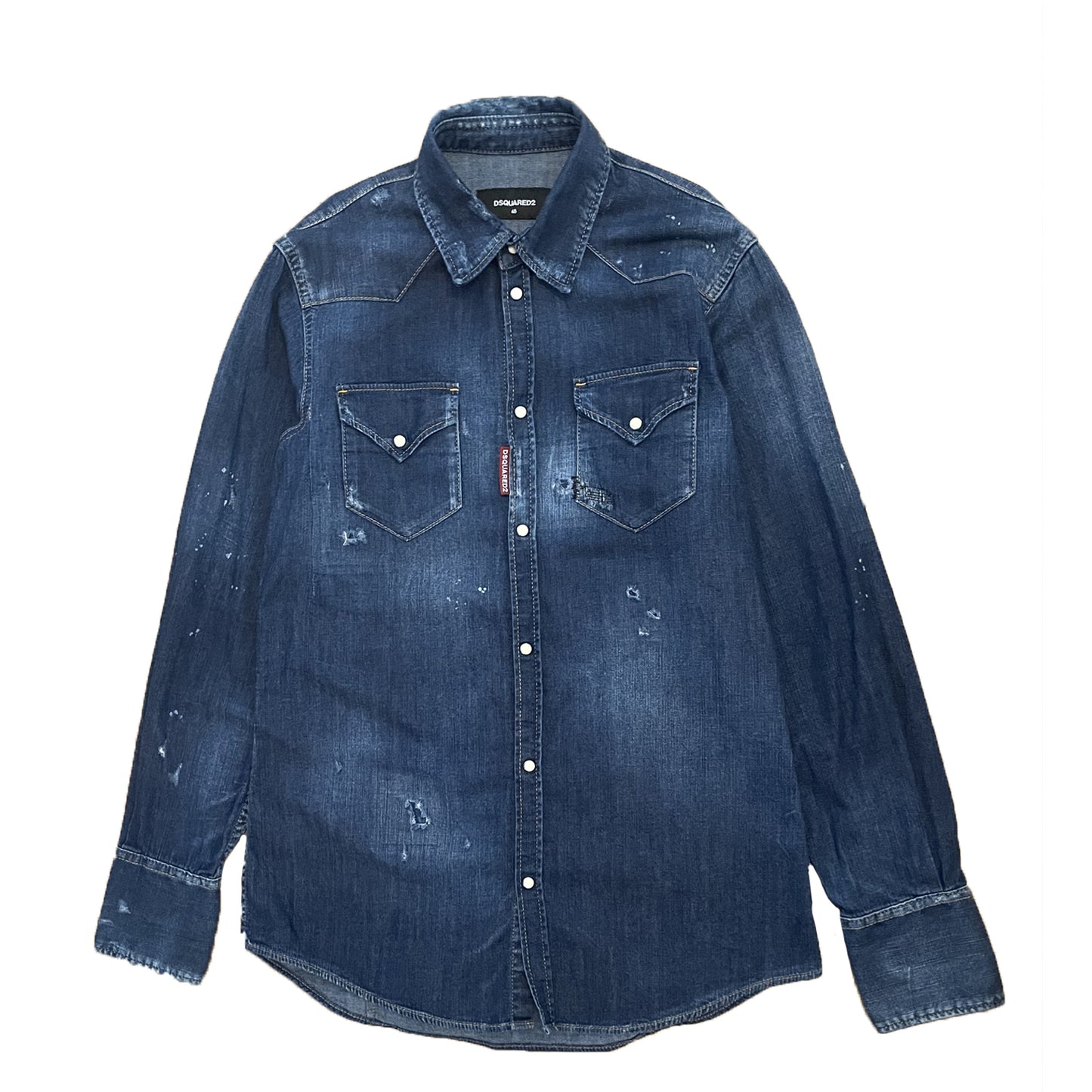 Dsquared2 Distressed Denim Shirt