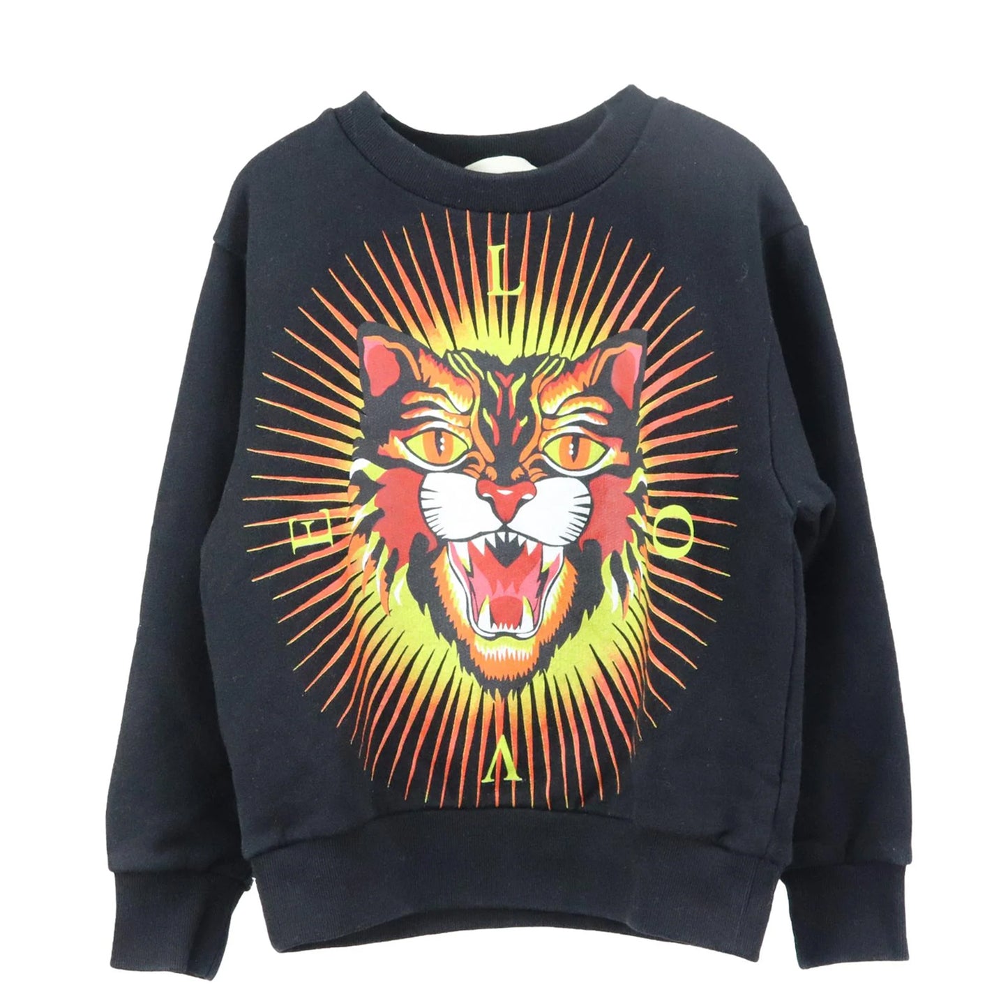 Gucci Angry Cat Logo Sweatshirt