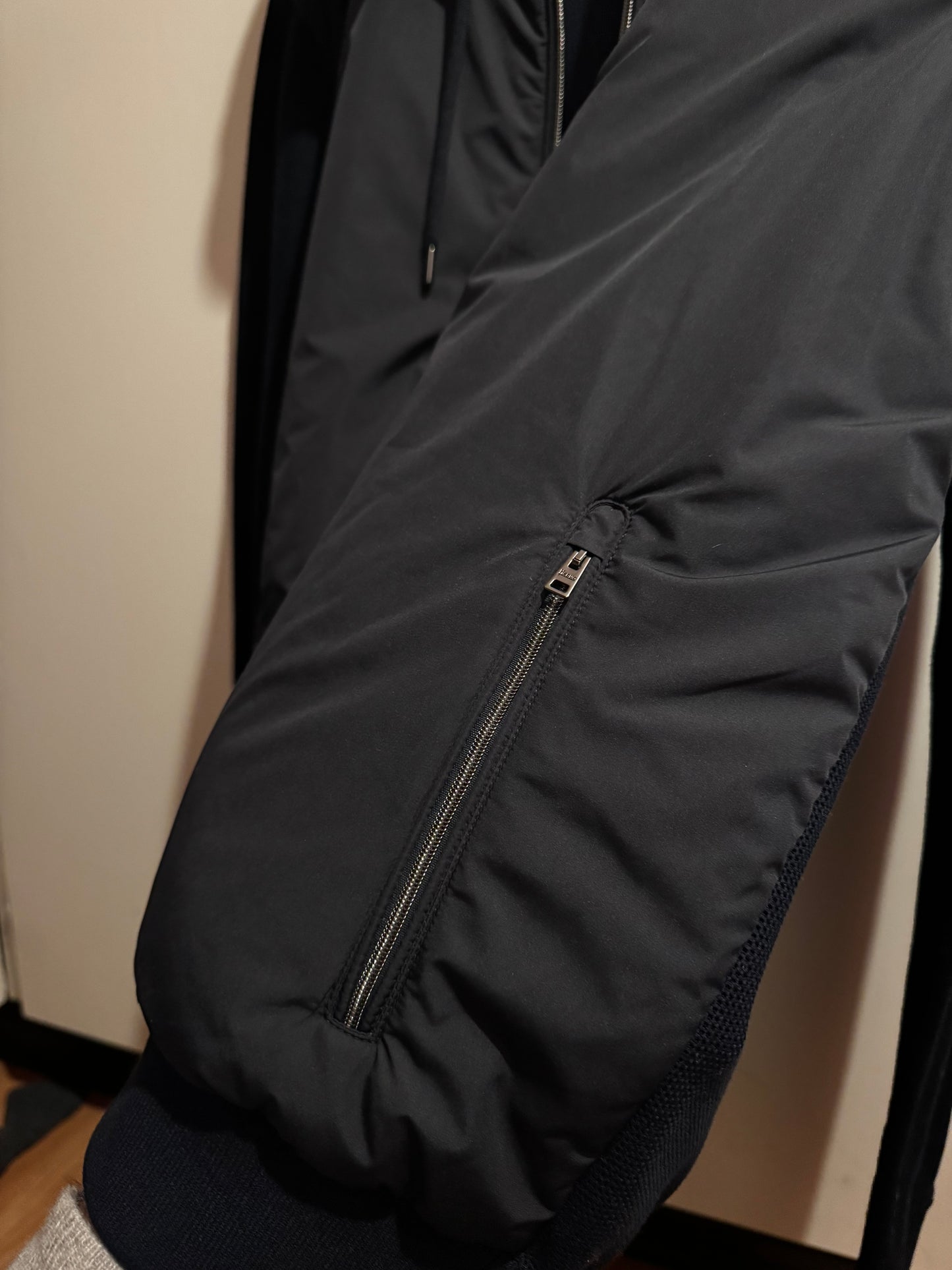 Herno Hybrid Hooded Cardigan