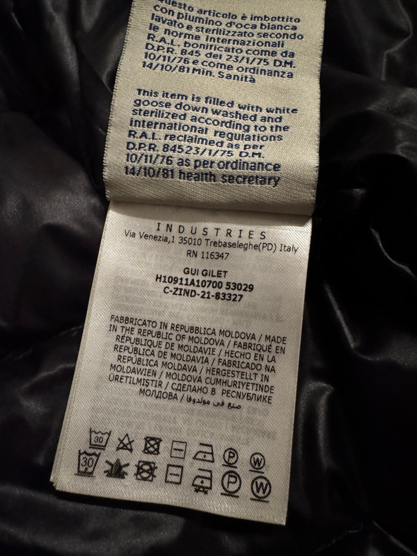 Moncler Gui Down Vest
