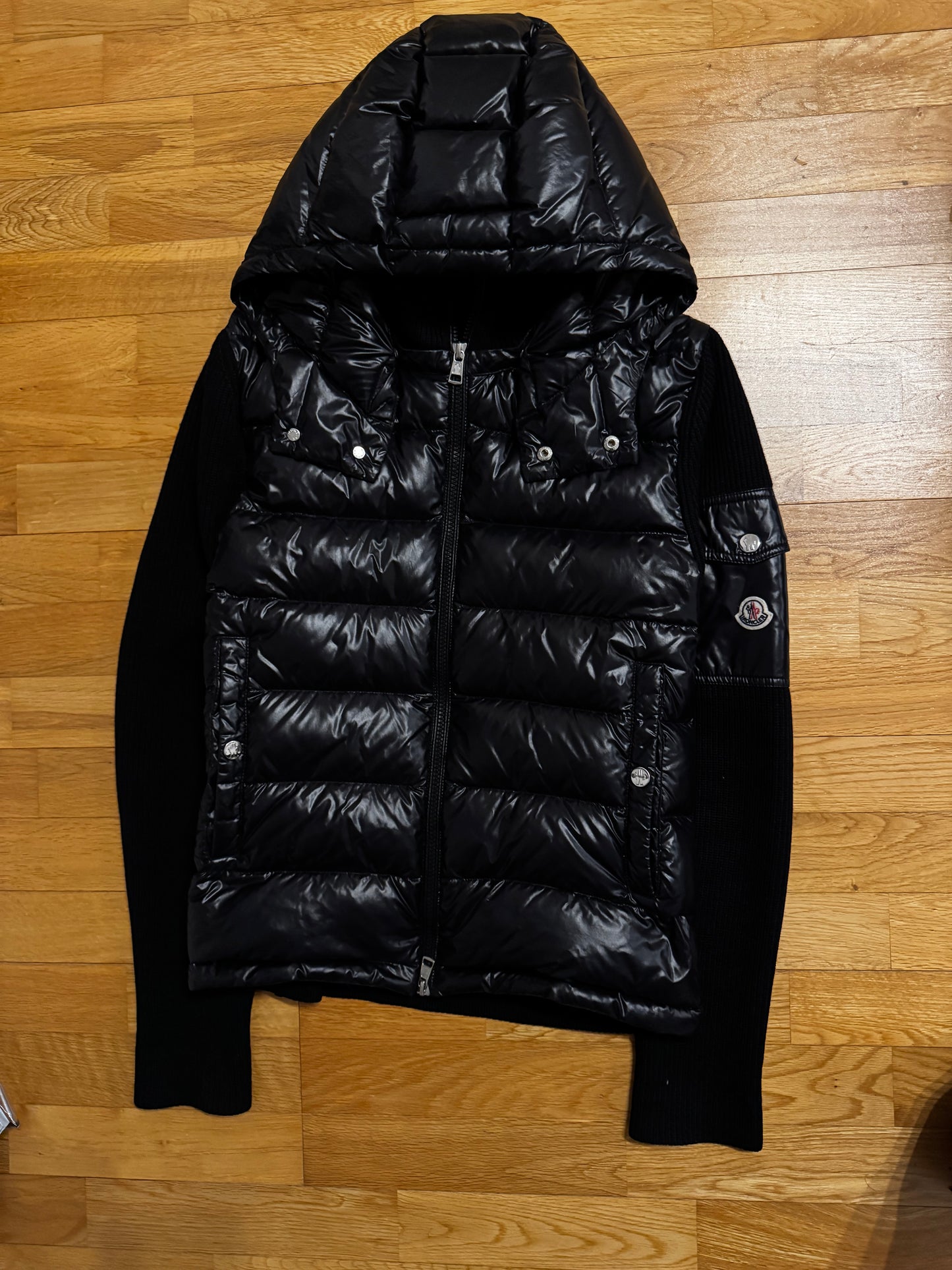 Moncler Tricot Down Cardigan