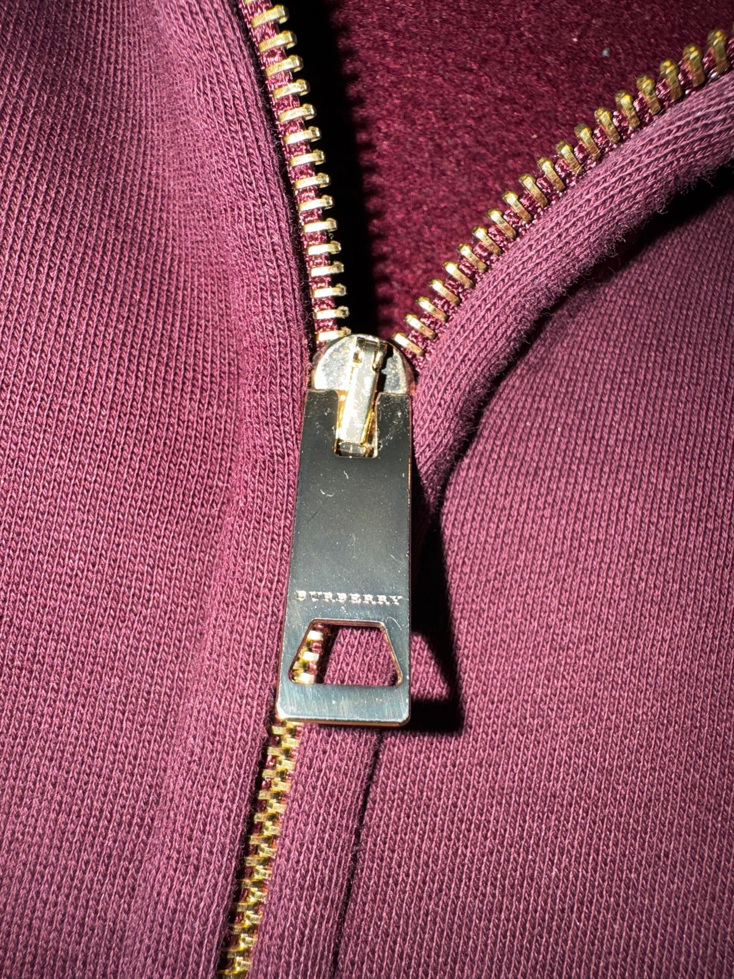 Burberry Check Zip Hoodie