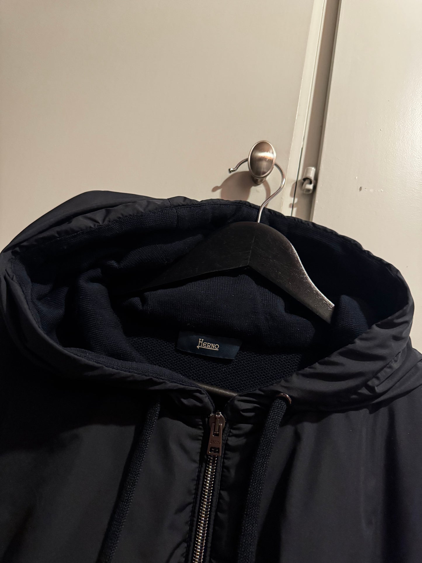 Herno Hybrid Hooded Cardigan