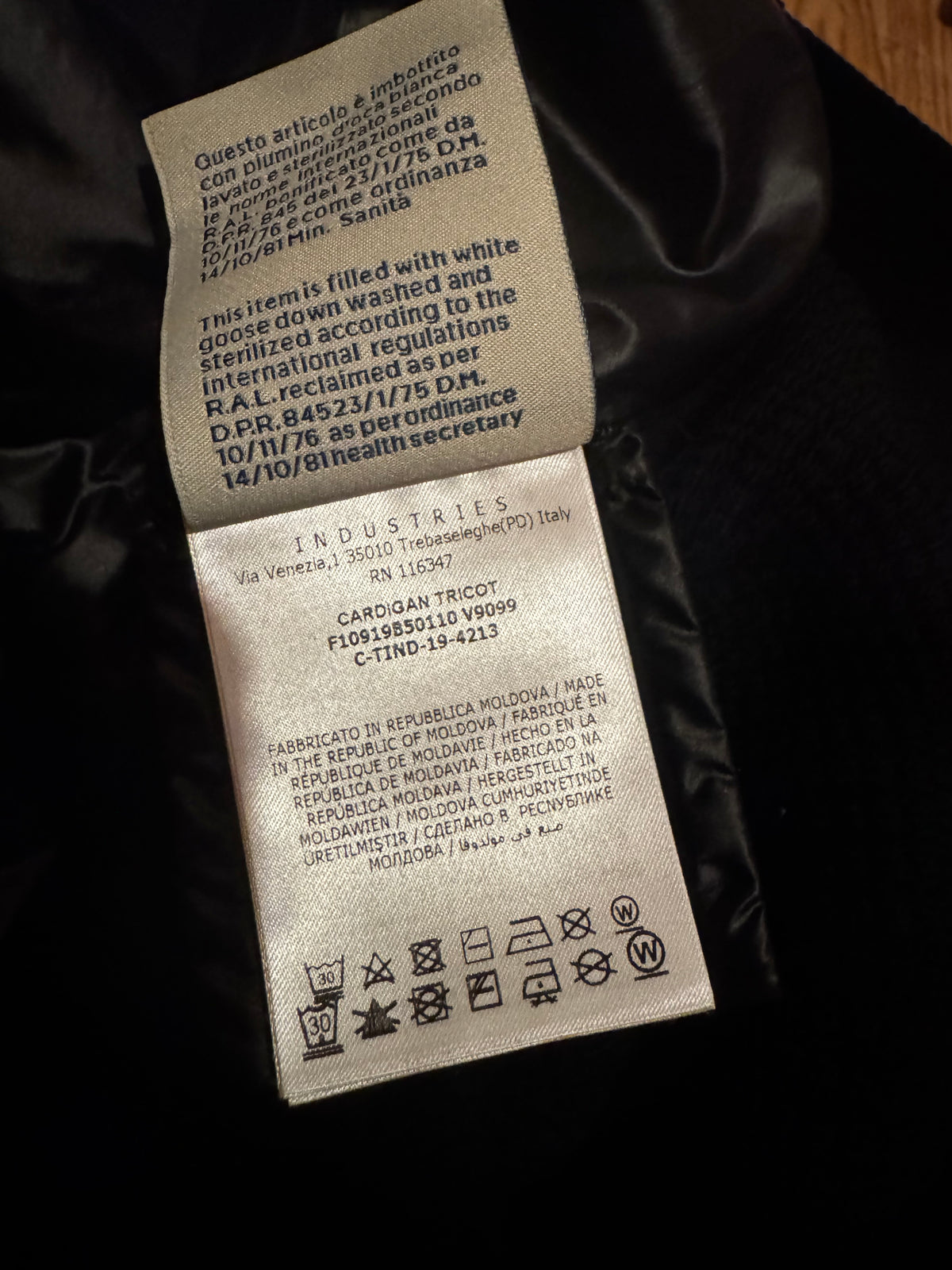 Moncler Down Hooded Cardigan