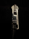 Prada Nylon Wool Zip Cardigan