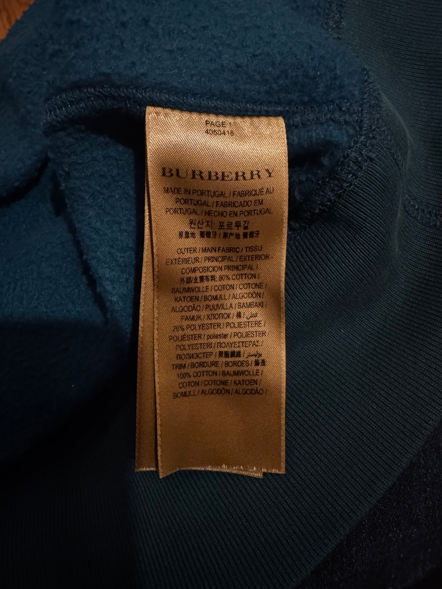 Burberry Check Zip Hoodie