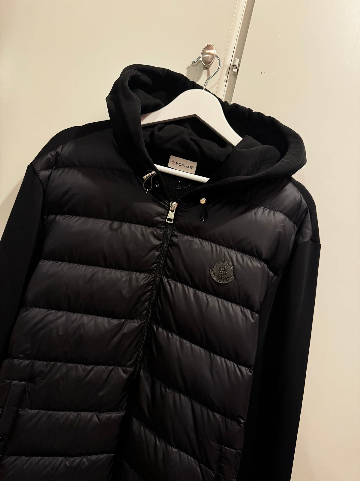 Moncler Down Hooded Cardigan