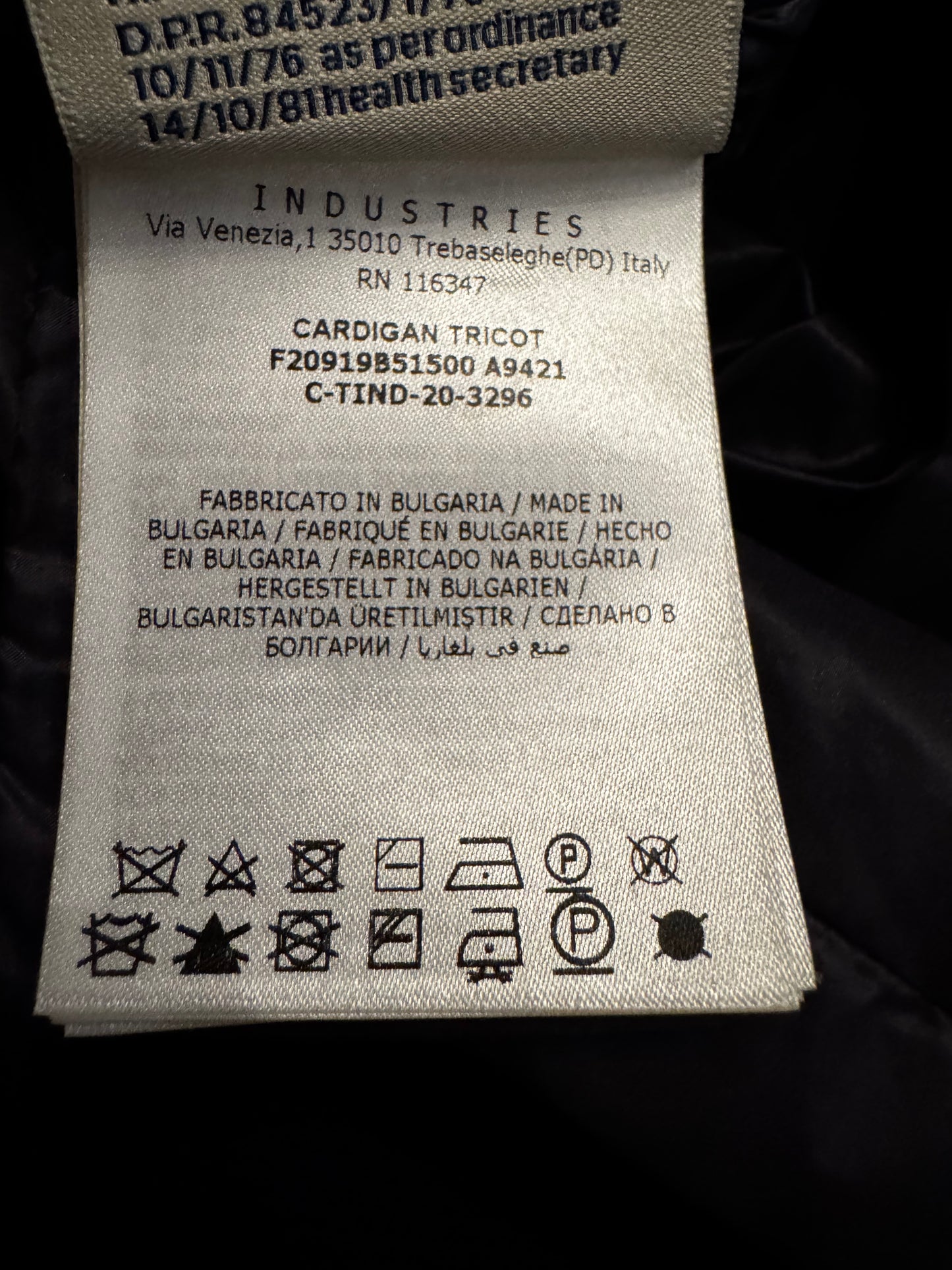 Moncler Down Cardigan