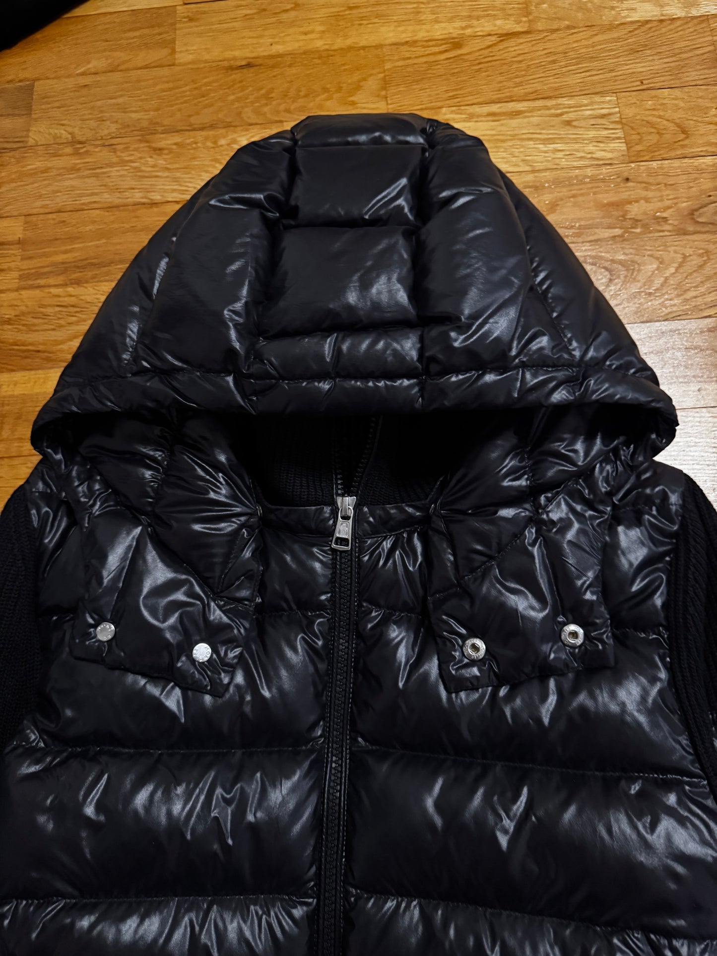 Moncler Tricot Down Cardigan