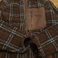 Burberry Check Panel Fleece Jacket