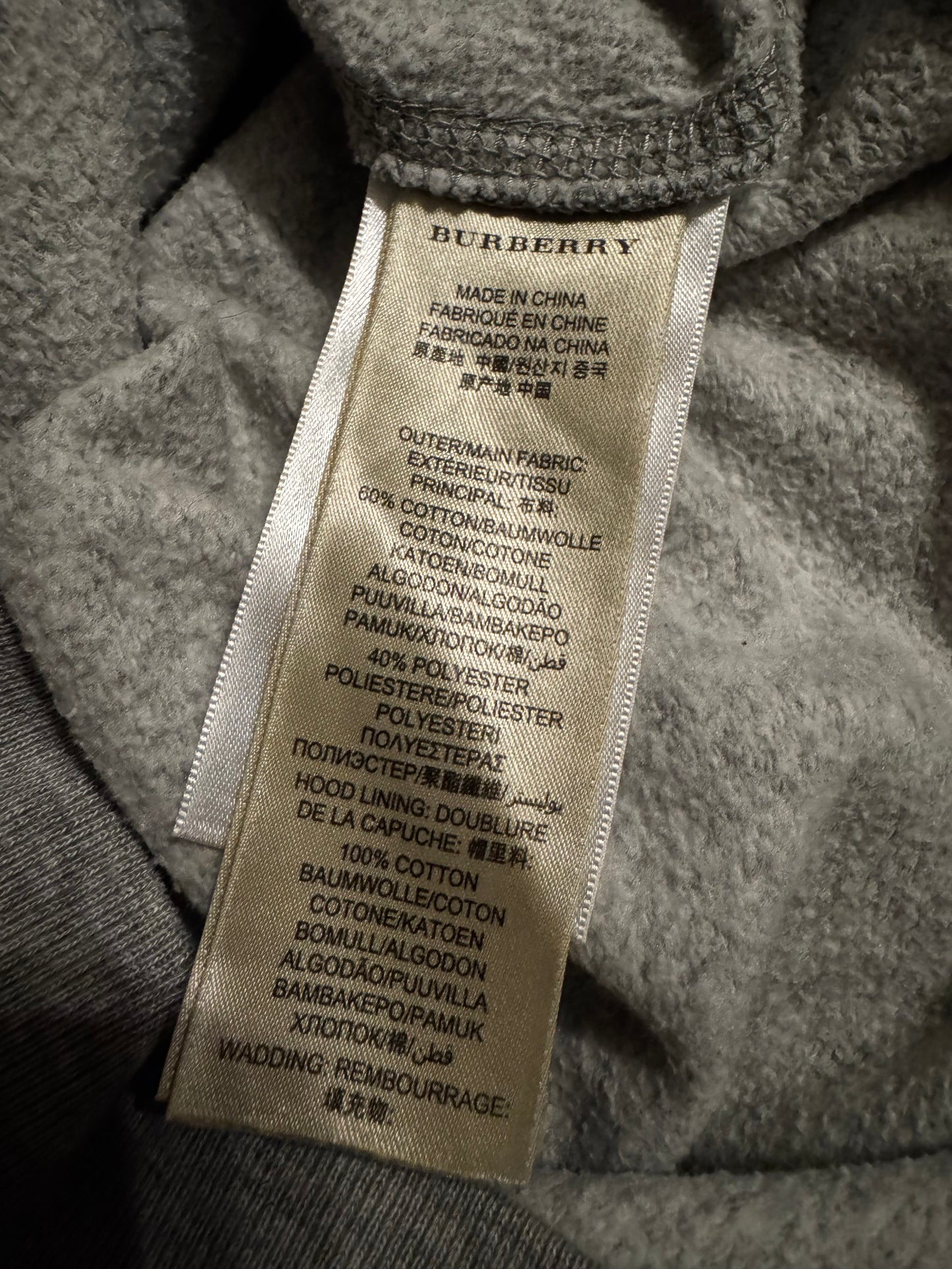 Burberry Check Zip Hoodie