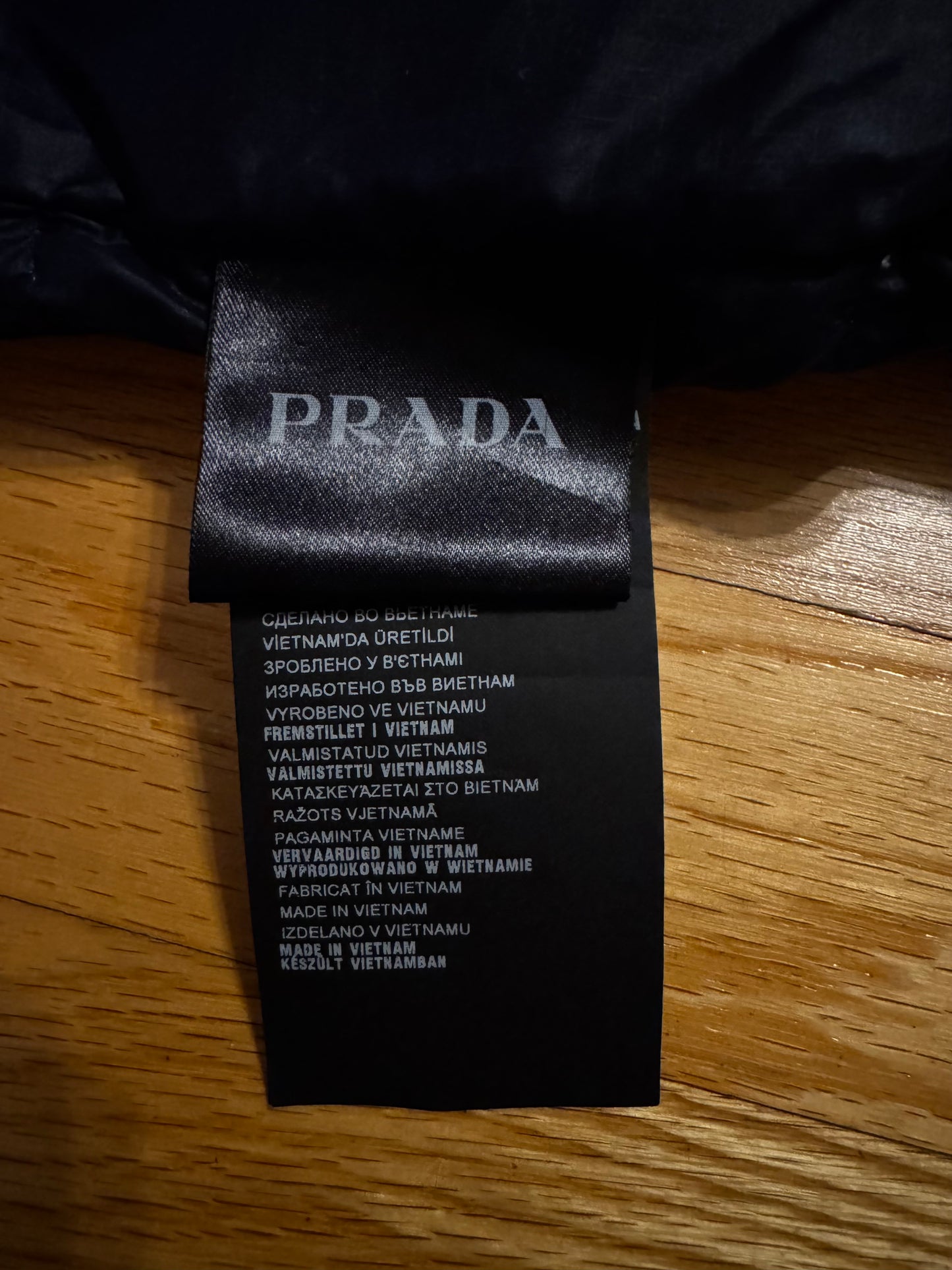 Prada Nylon Down Vest