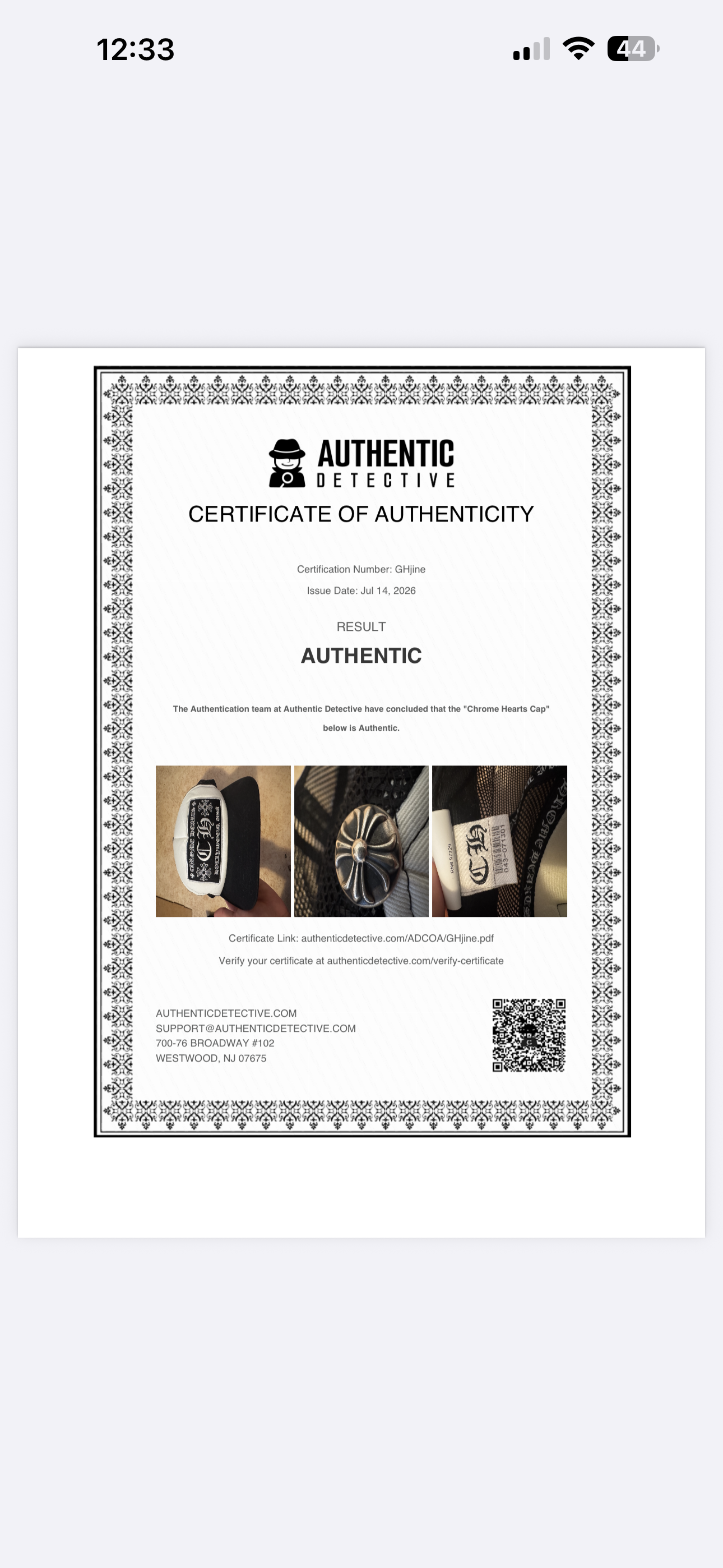 Chrome Hearts Ch Hollywood Trucker Hat