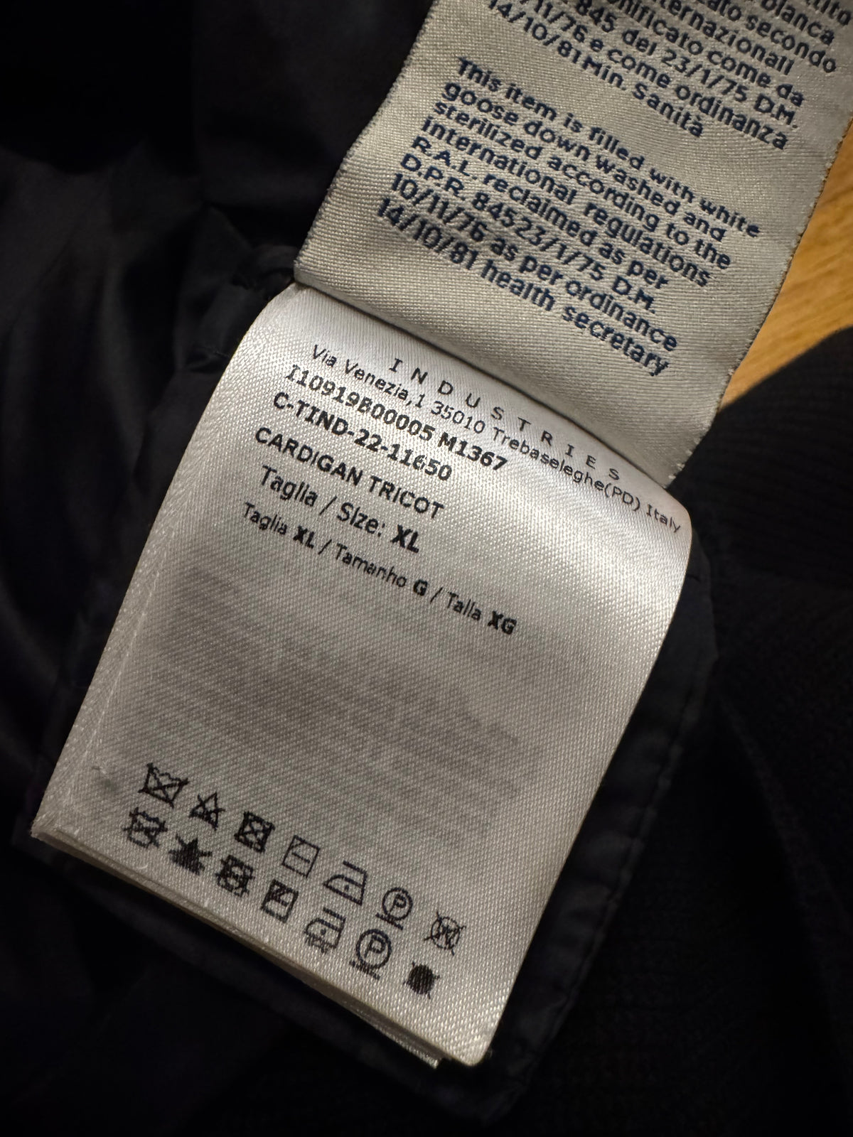 Moncler Down Hooded Cardigan