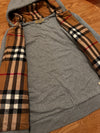 Burberry Check Zip Hoodie