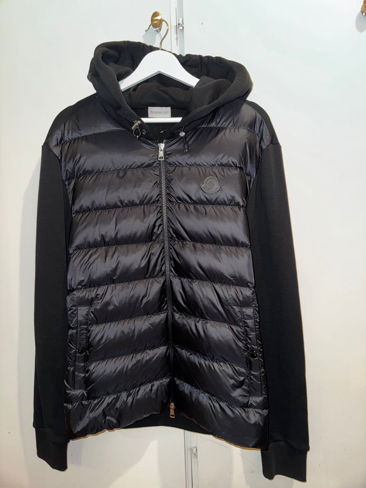 Moncler Down Hooded Cardigan