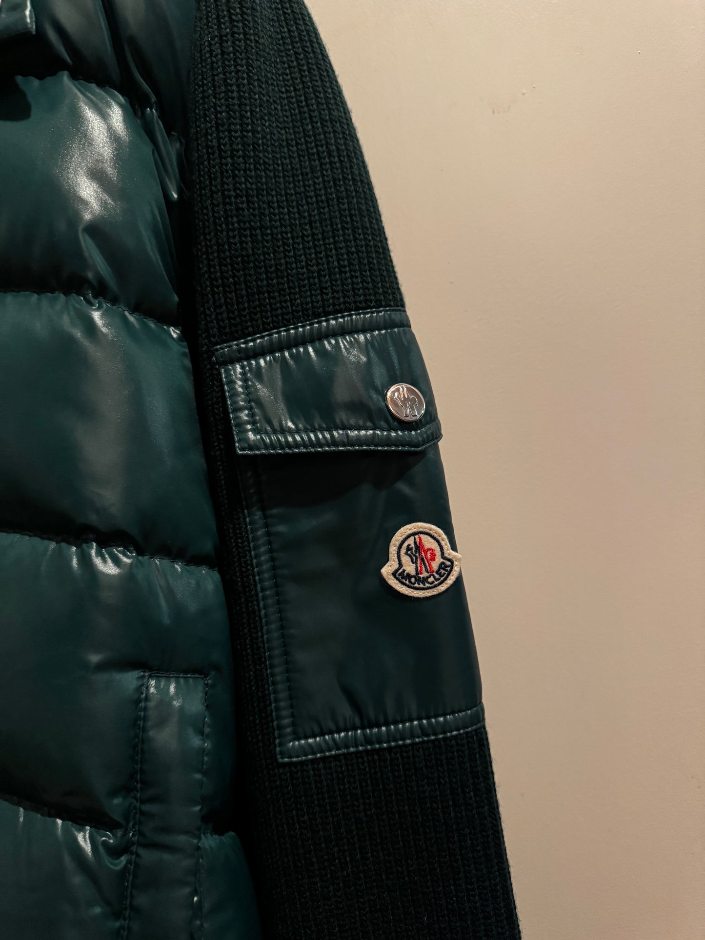 Moncler Tricot Down Cardigan