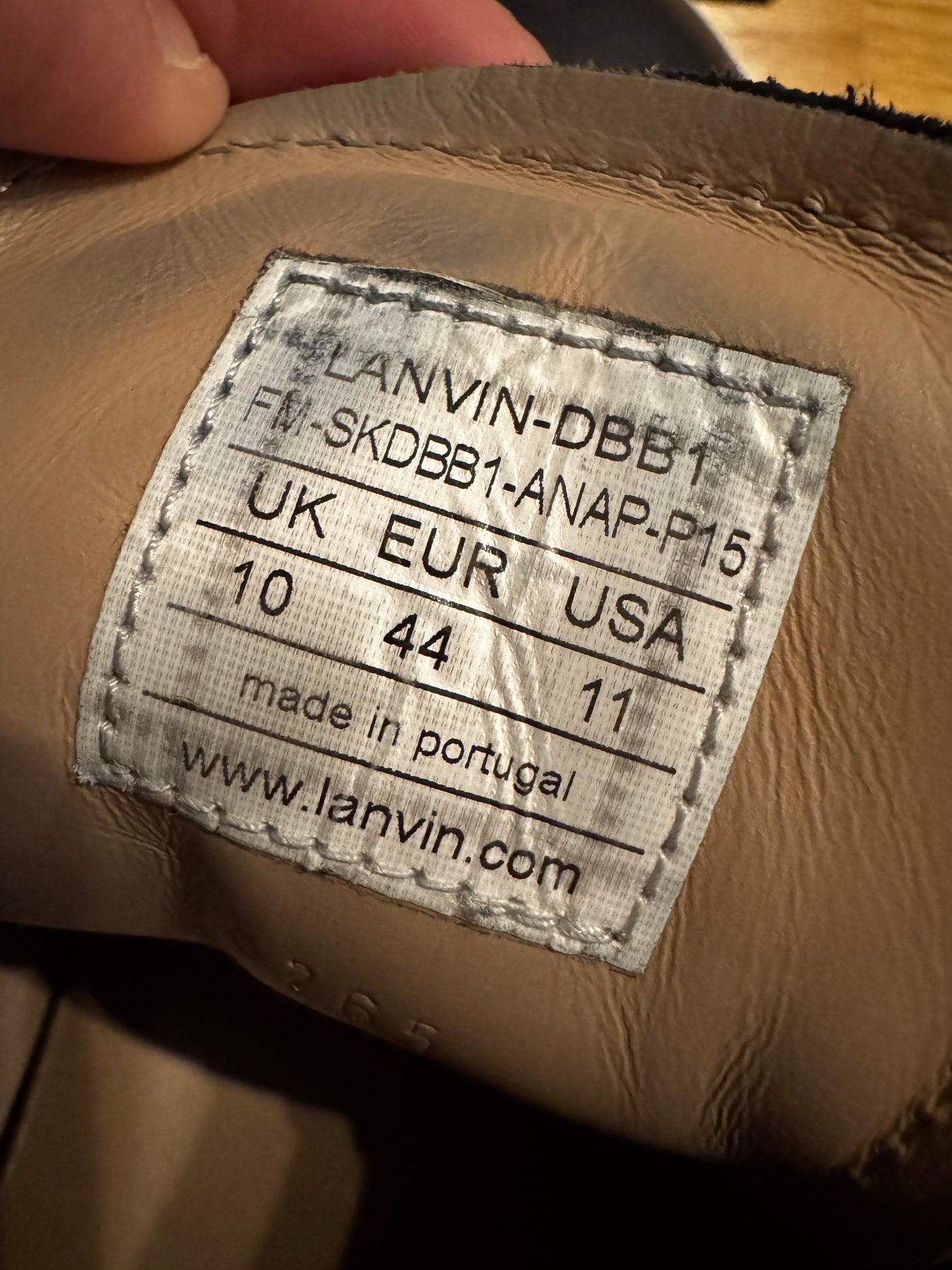 Lanvin Toe-Capped Sneaker