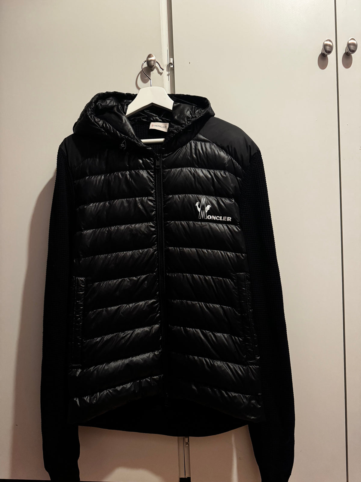 Moncler Down Hooded Cardigan