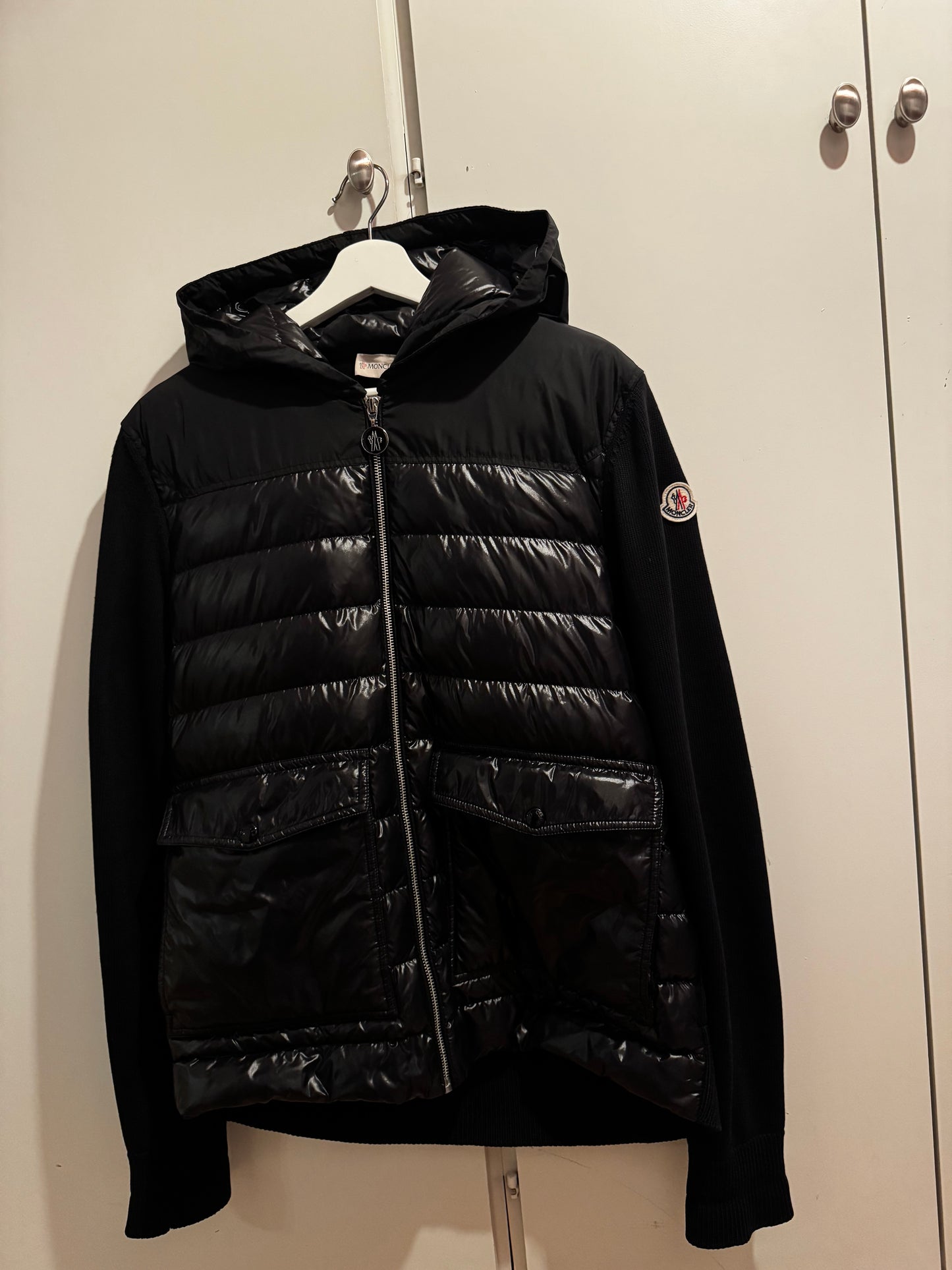 Moncler Down Hooded Cardigan