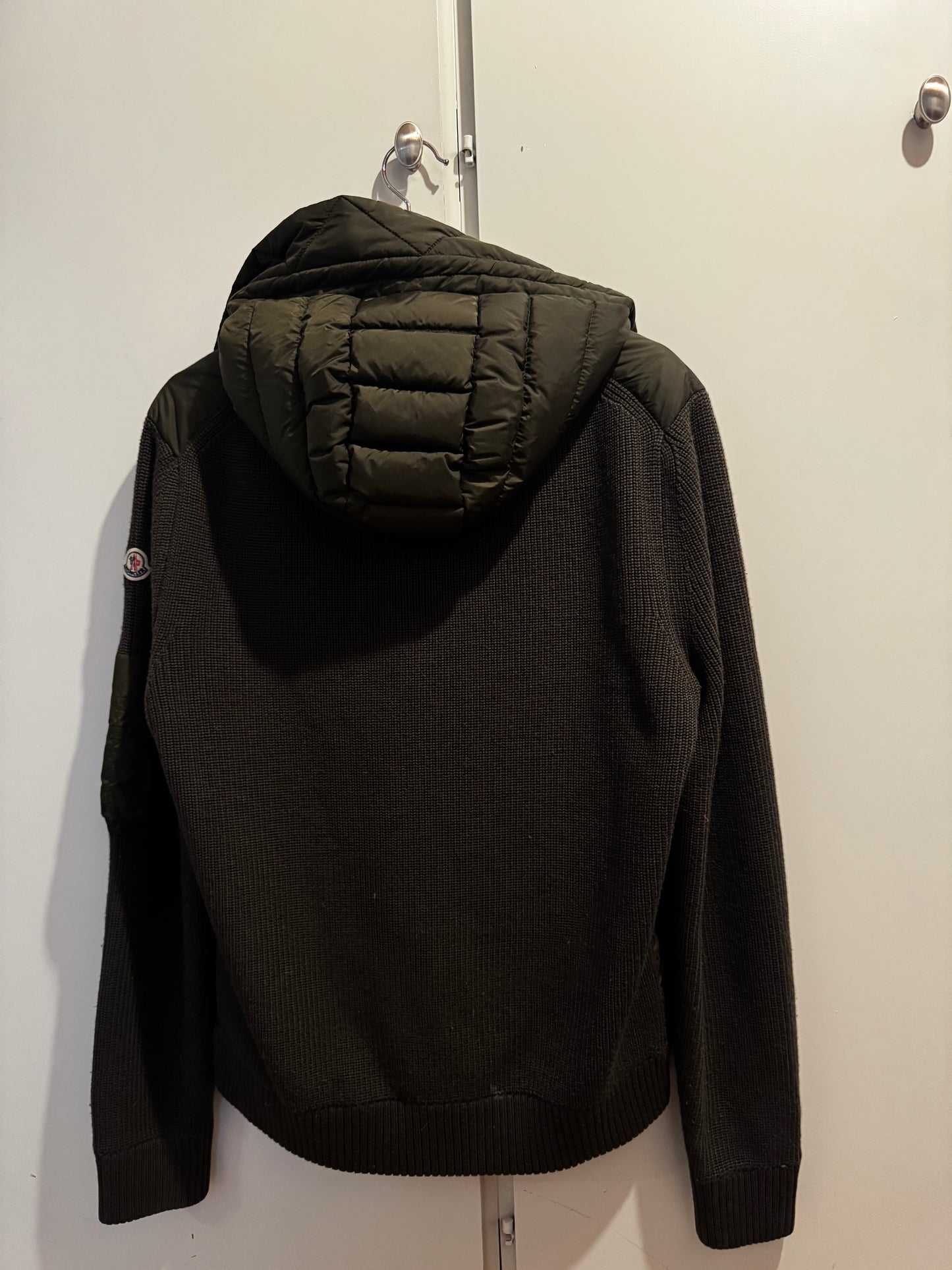 Moncler Down Hooded Cardigan