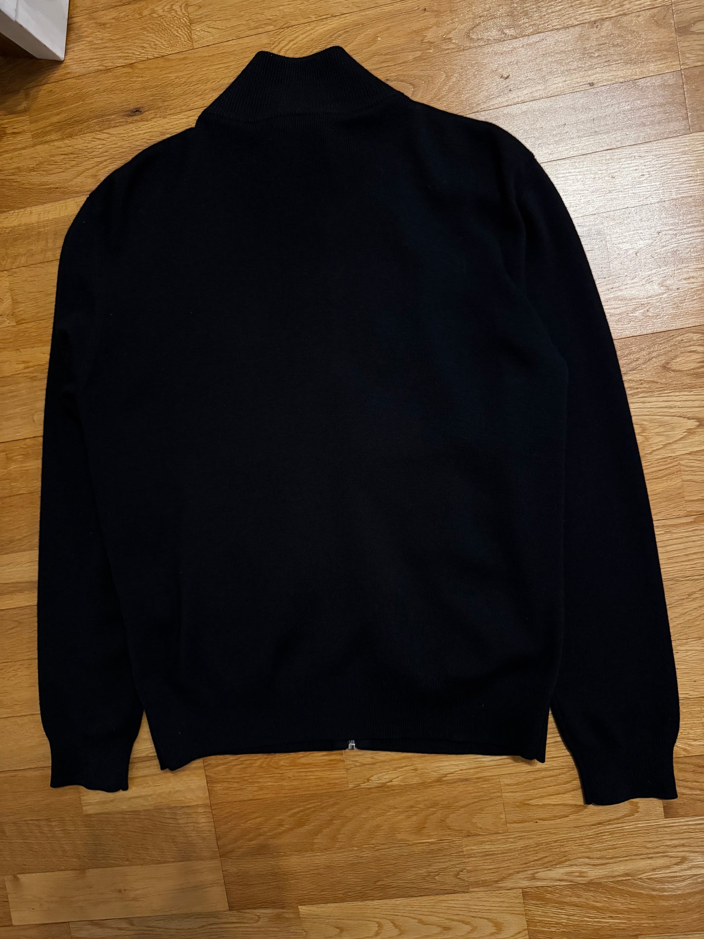 Prada Nylon Wool Zip Cardigan