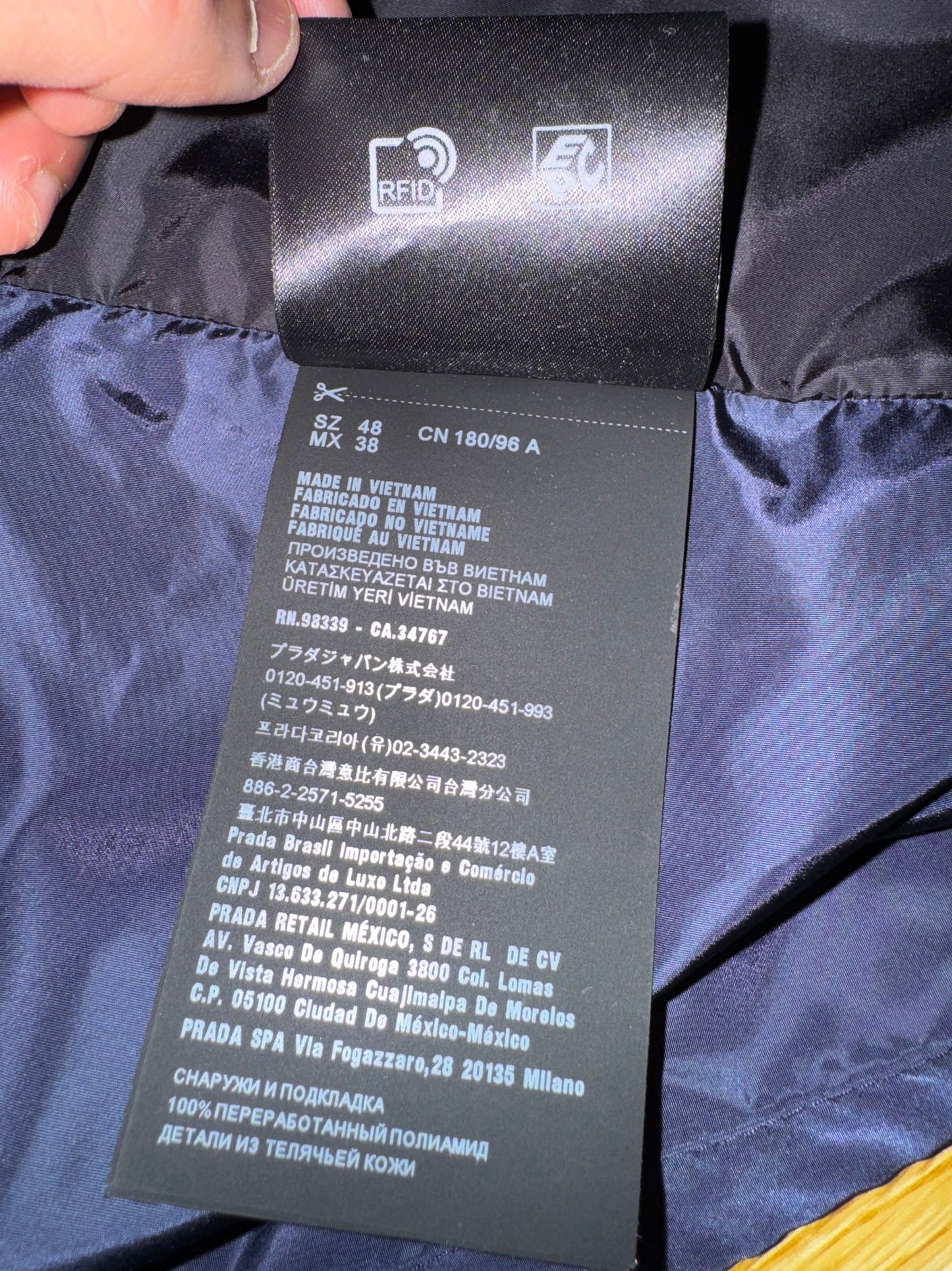 Prada Nylon Hooded Vest