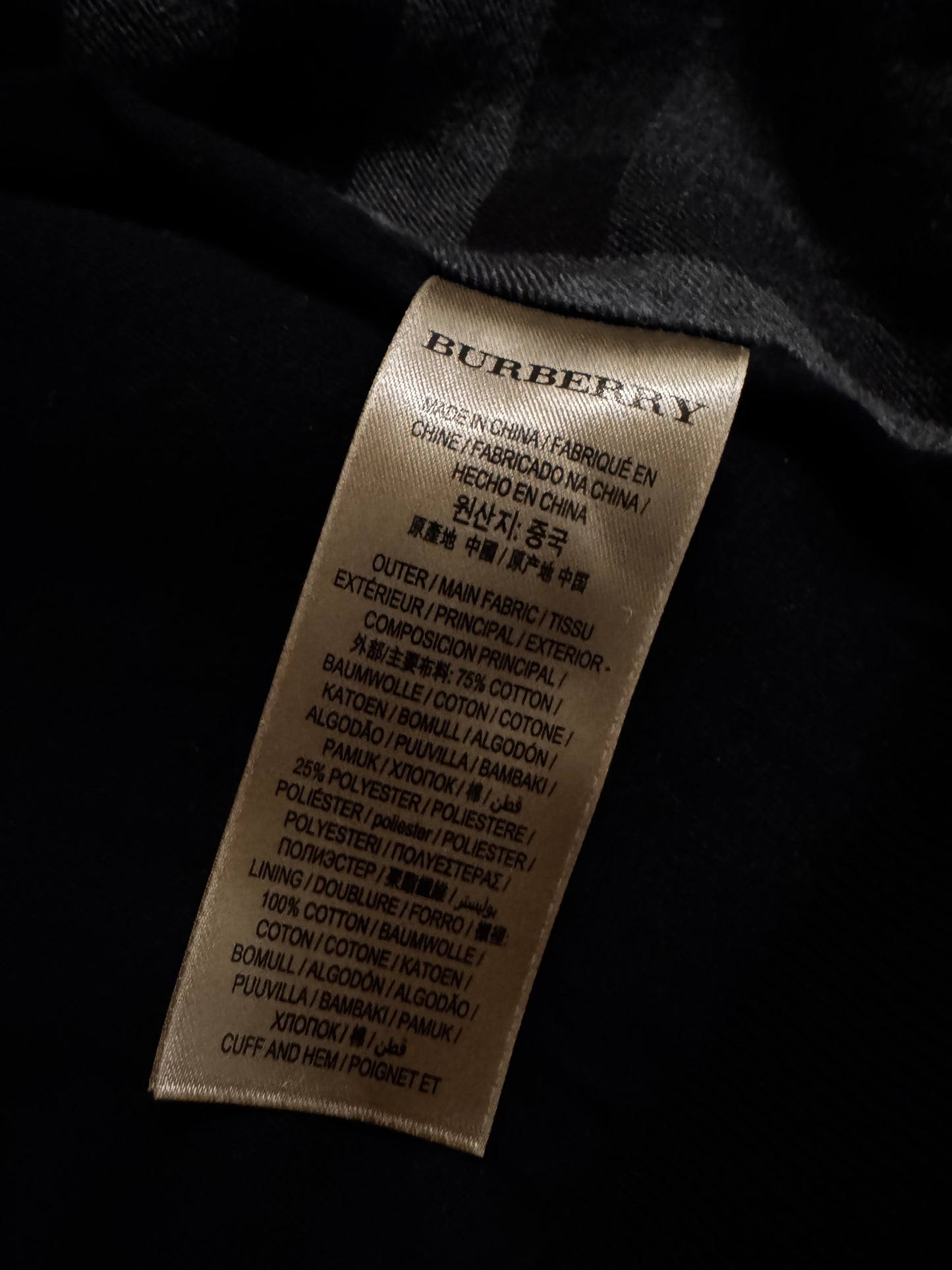 Burberry Check Zip Hoodie
