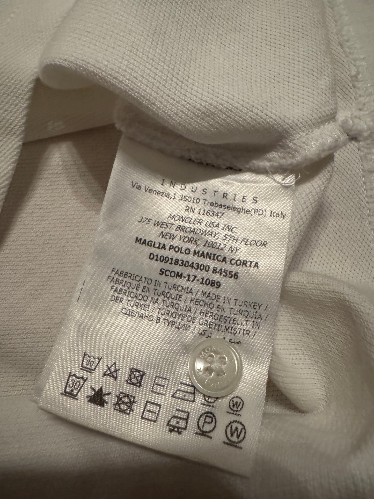 Moncler Piqué Polo Shirt