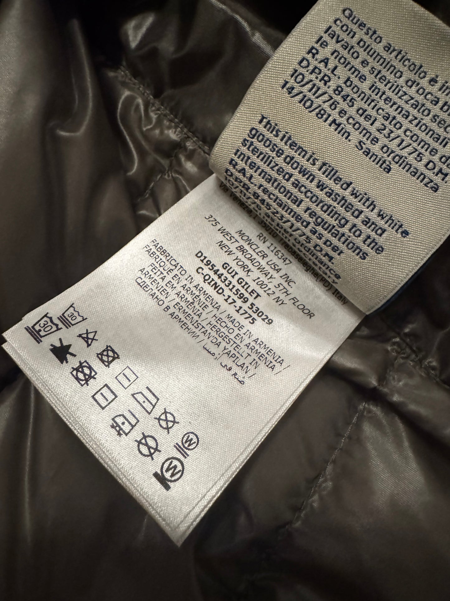 Moncler Gui Down Vest
